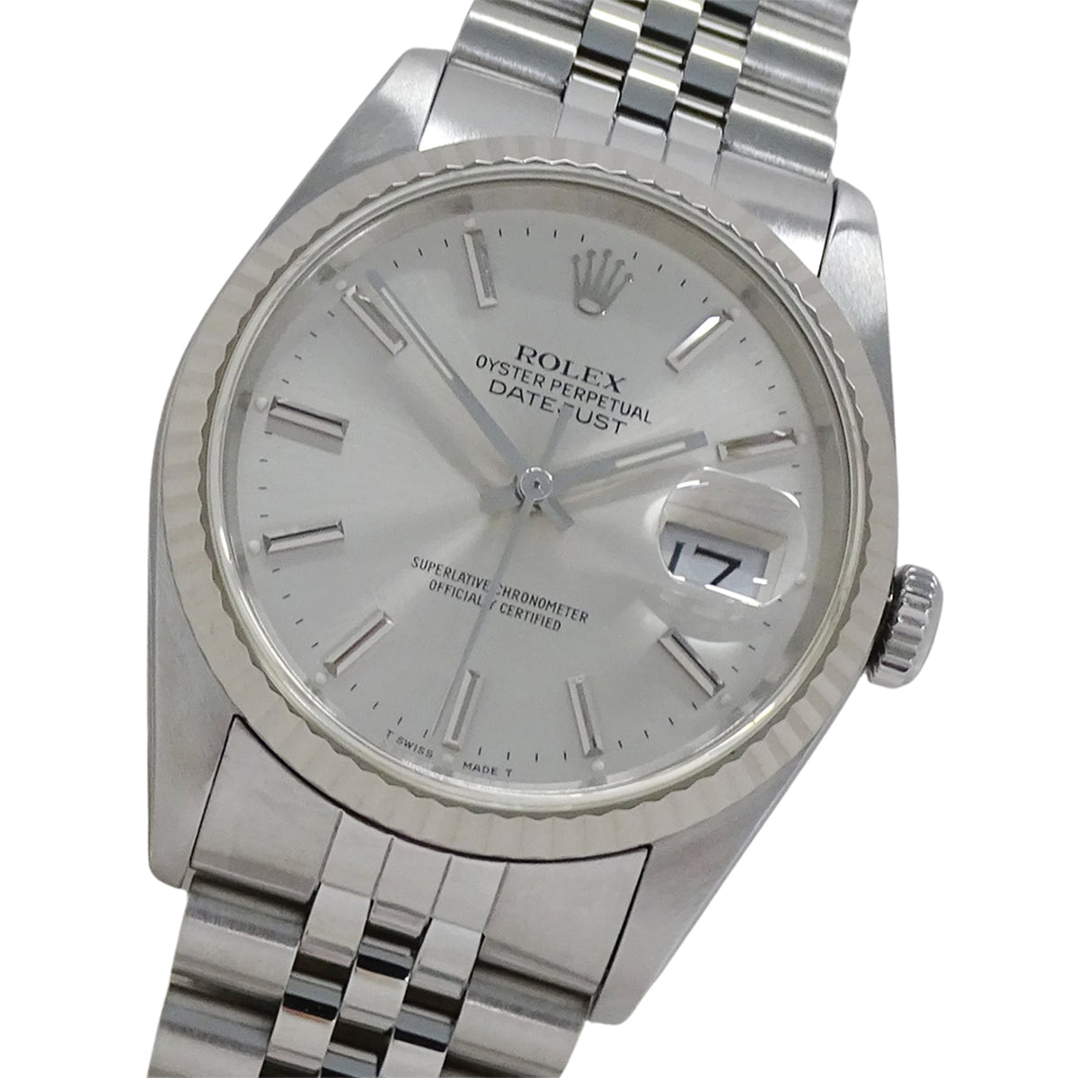 Rolex Datejust 16234 L Silver Dial 35mm Watch