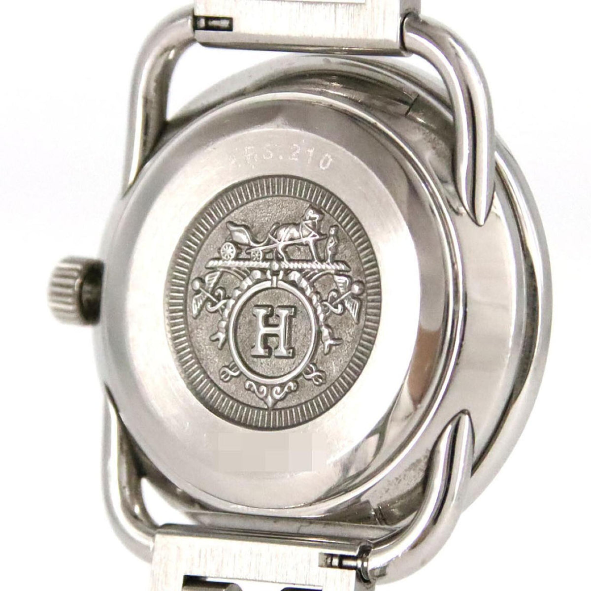 Hermes Arceau AR3.210 Horloge met witte wijzerplaat, 25 mm