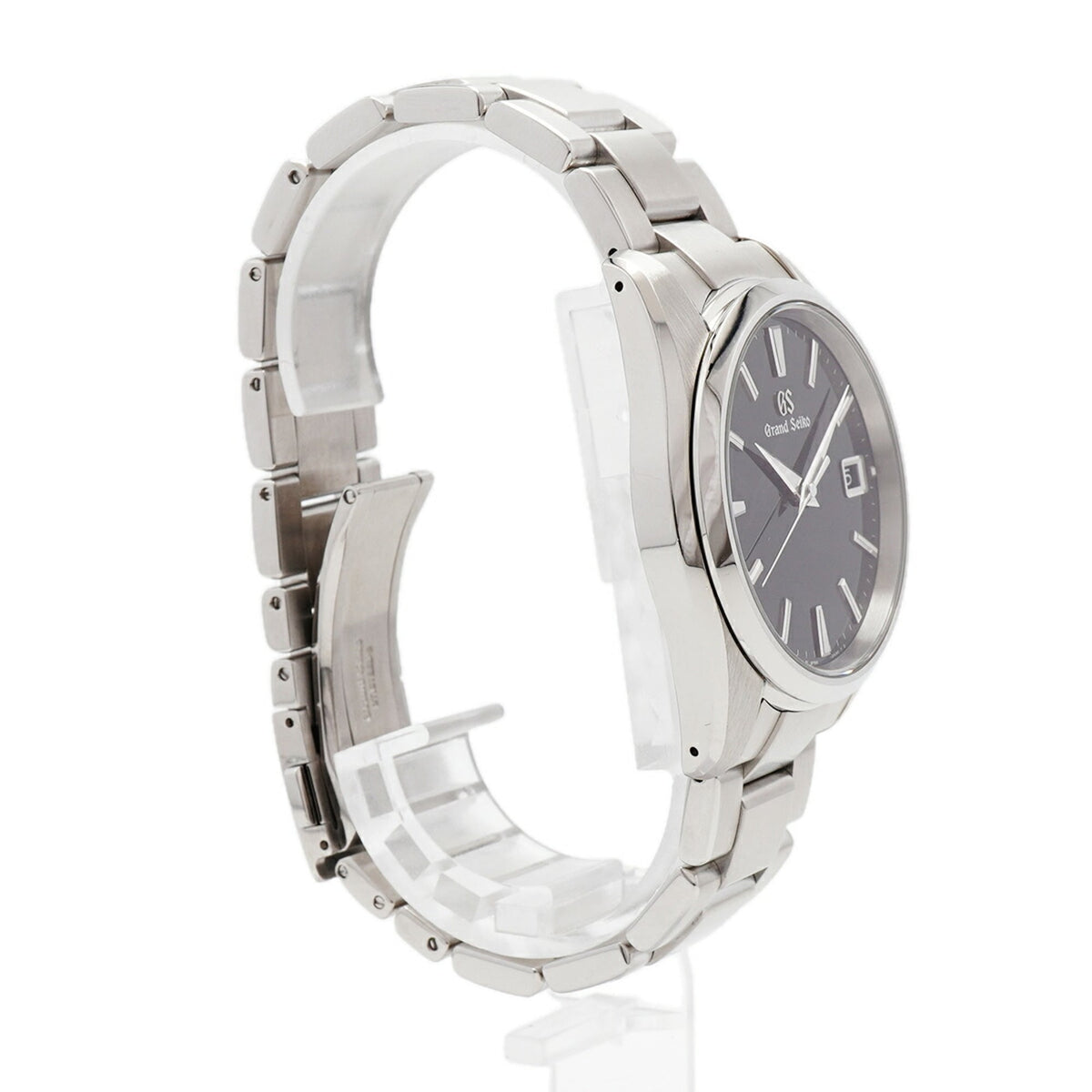 Grand Seiko Grand Heritage Collection SBGP011/9F85-0AC0 Horloge met zwarte wijzerplaat 39mm