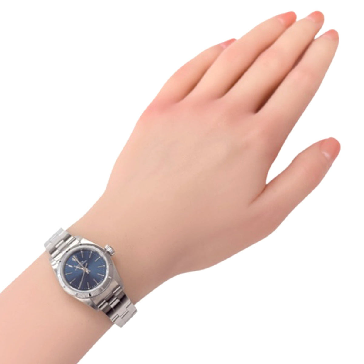 Rolex Oyster Perpetual 67230 Silver Dial 24mm Watch