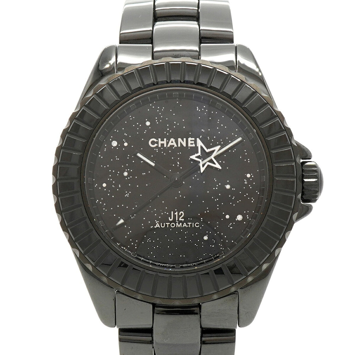 Chanel J12 Interstellar Caliber 12.1 H7989 Black Dial 38mm Watch