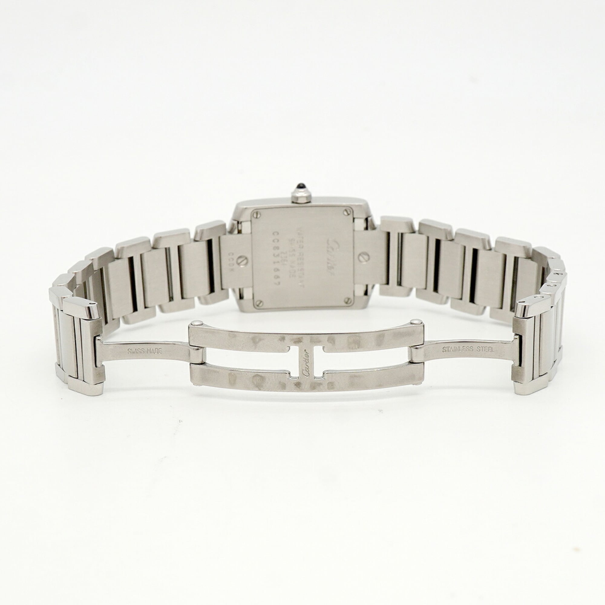 Cartier Tank Française SM W51008Q3 Ivory Dial 20mm Watch
