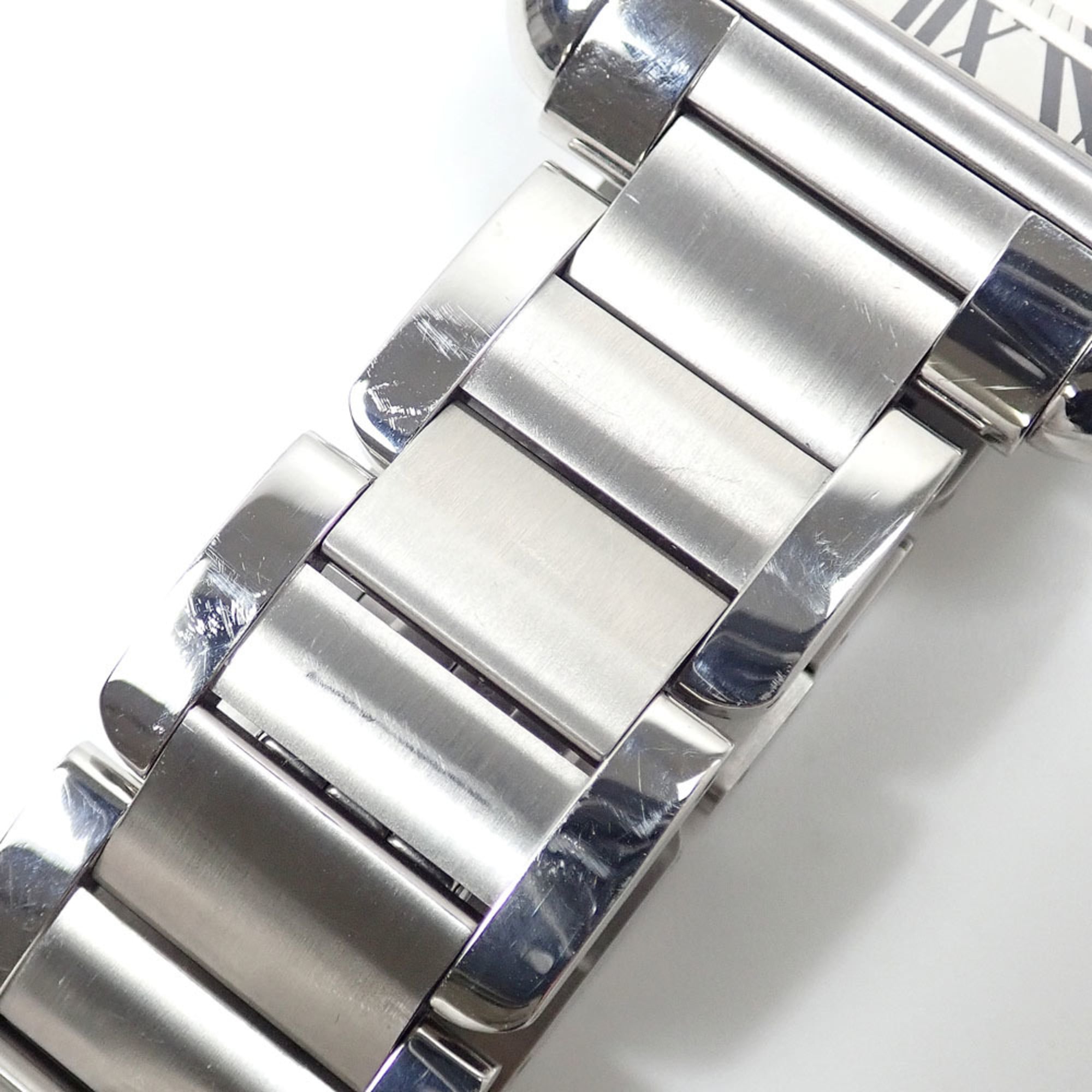 Cartier Tank Anglaise XL Men's Automatic Watch, Stainless Steel, W5310008 (Automatic Winding)