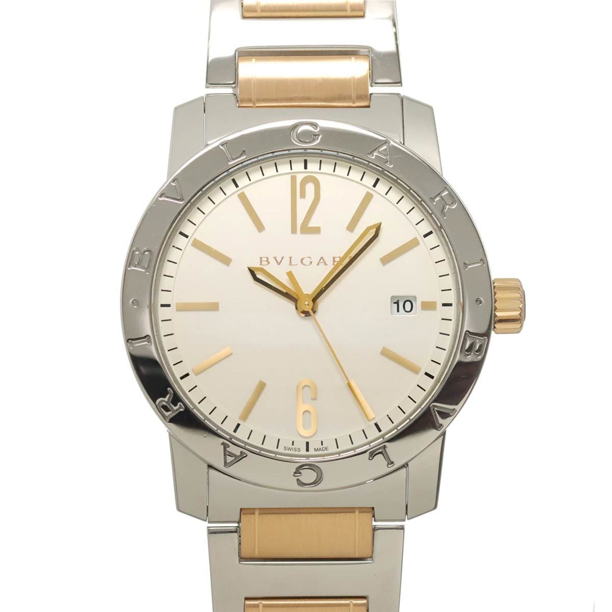 Bvlgari BB39S Silber Zifferblatt 39mm Uhr