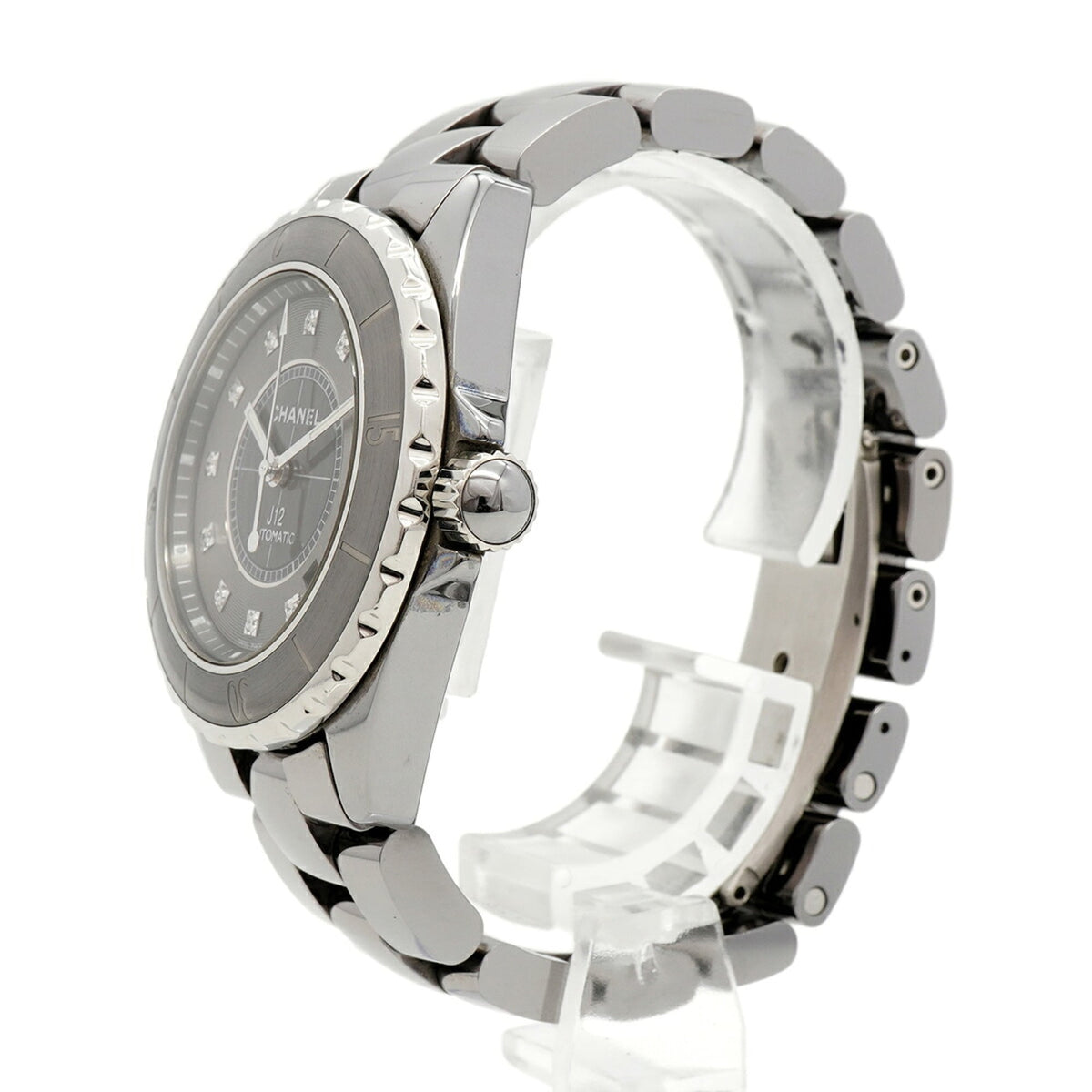 Chanel J12 Chromatic 12-Diamond H3242 Gray Dial 39mm Watch