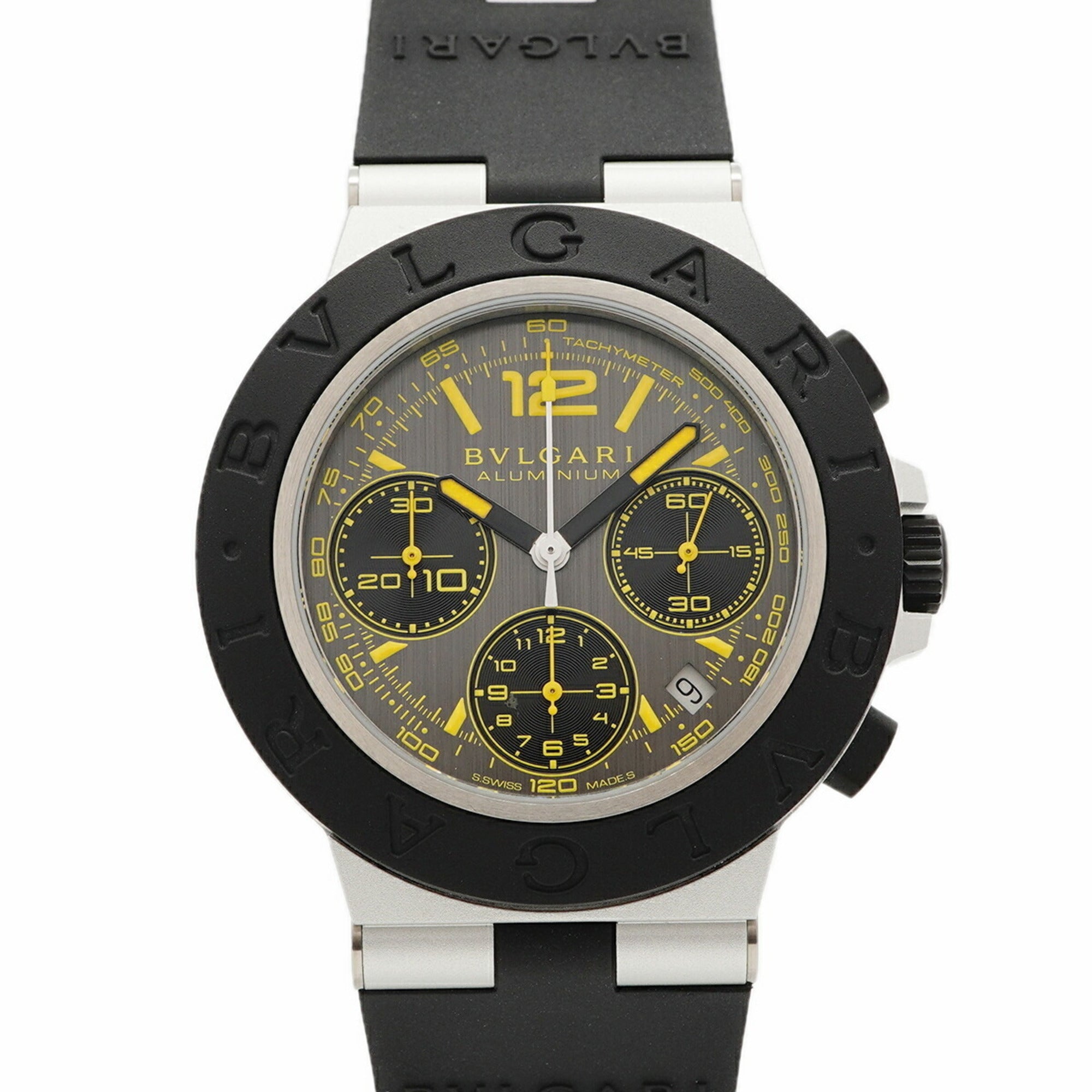 Bulgari Aluminum Gran Turismo BB41ATCH Gray Dial Men's Watch