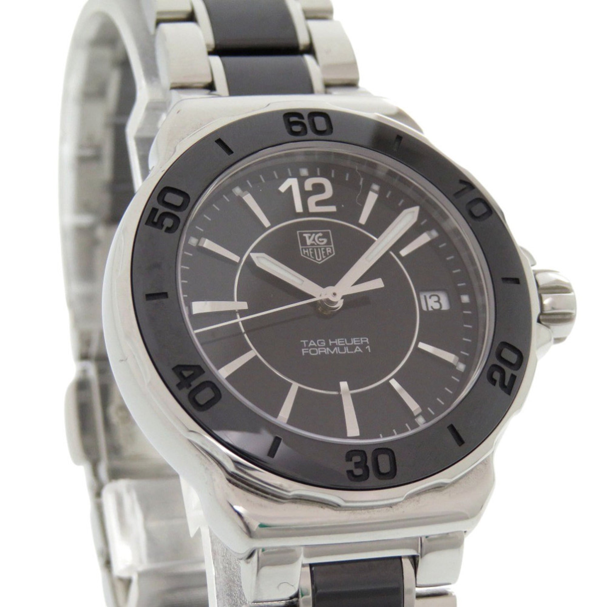 TAG Heuer Formula 1 WAH1210.BA0859 Quarz aus Edelstahl mit Schwarz/Silber Zifferblatt 0330 HEUER