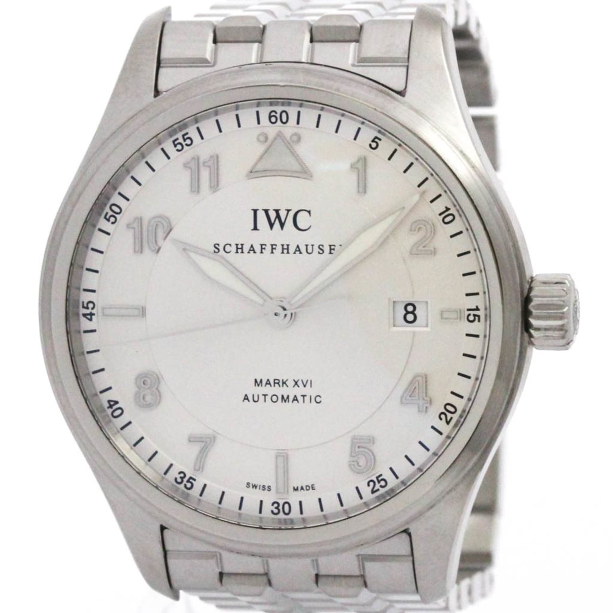 IWC Pilot Mark 16 XVI Steel Automatic Mens Watch IW325505