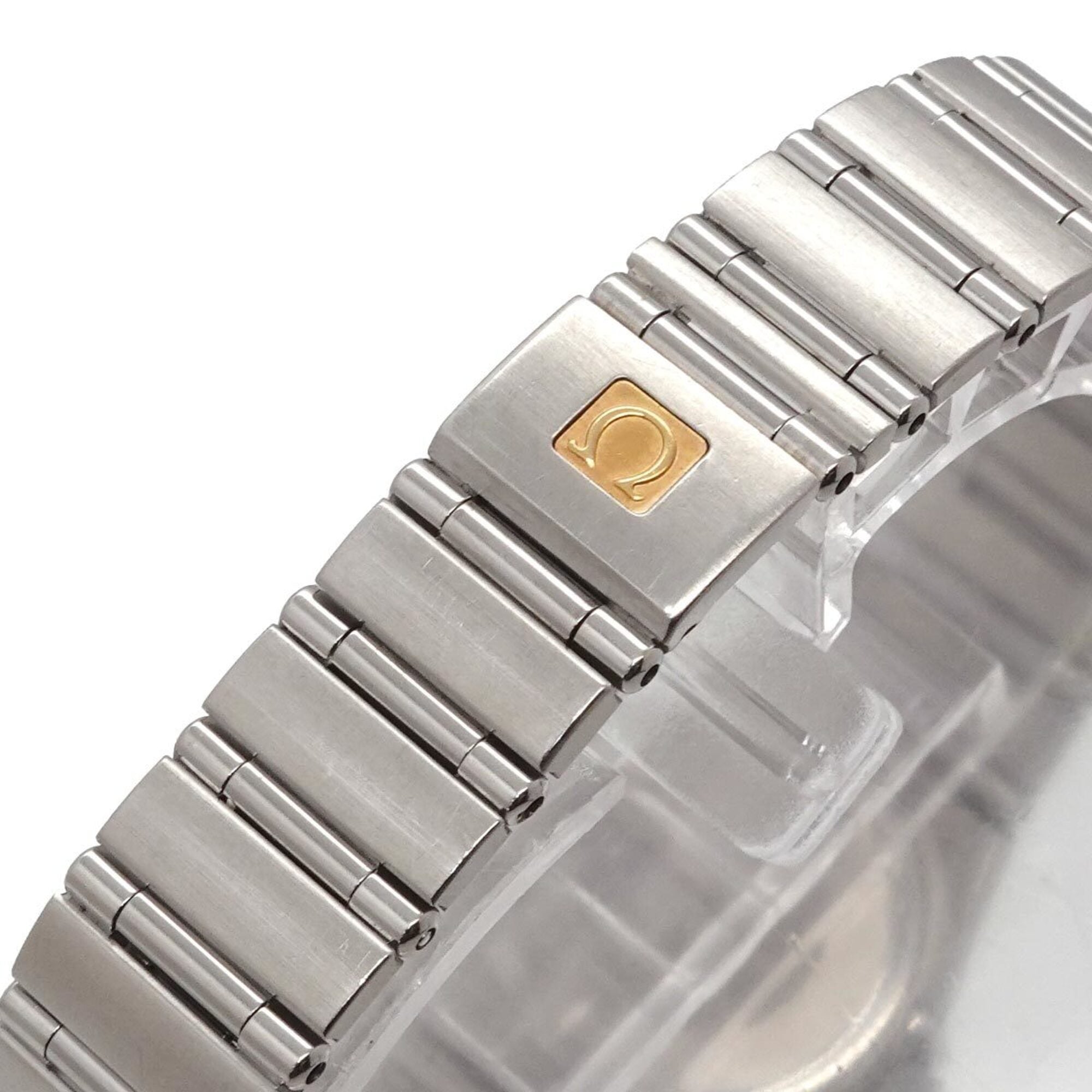 Omega Constellation Mini 1562 36 12P Diamond Ladies' Silver Quartz