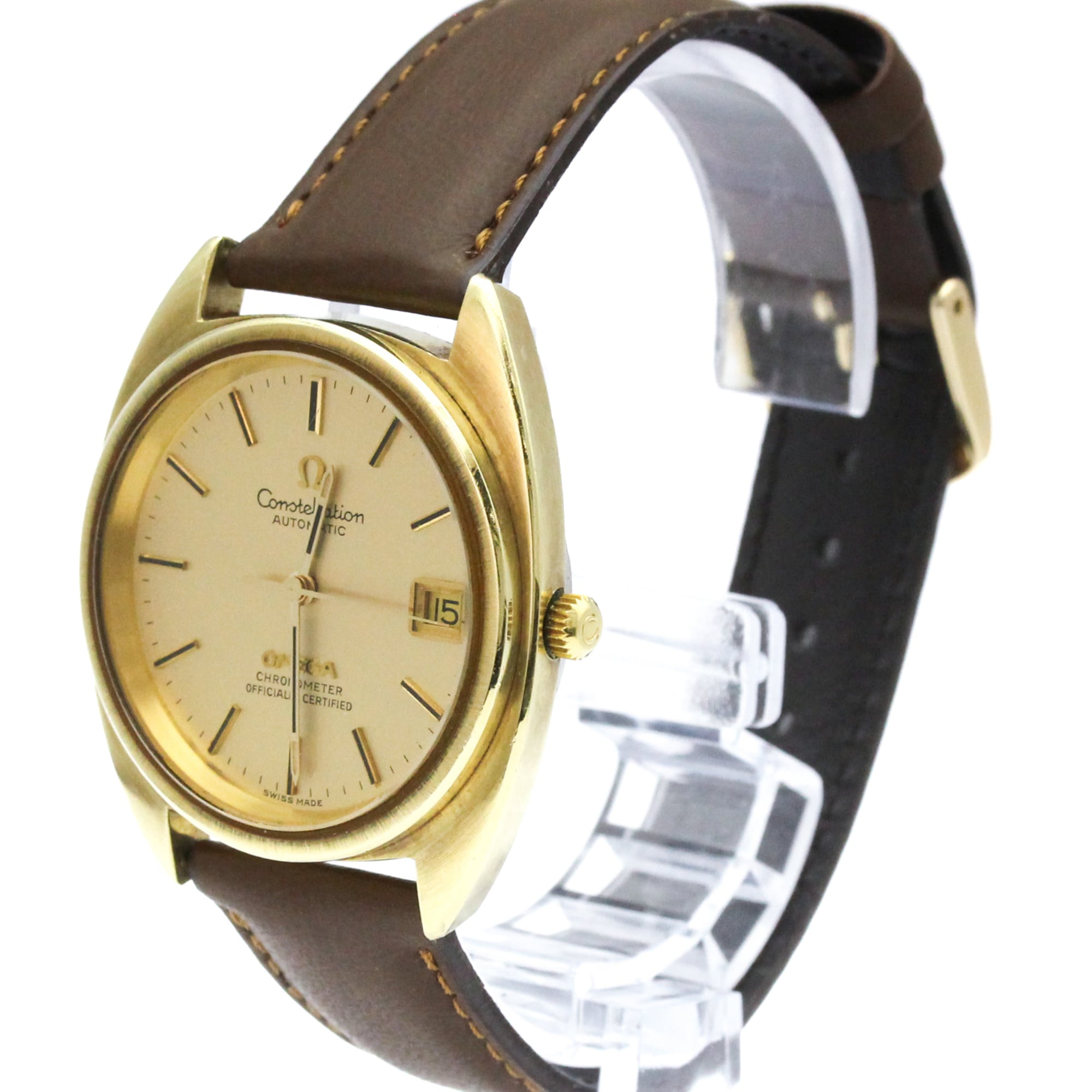 Omega Constellation 1.680.056 Gold Dial 35mm Watch