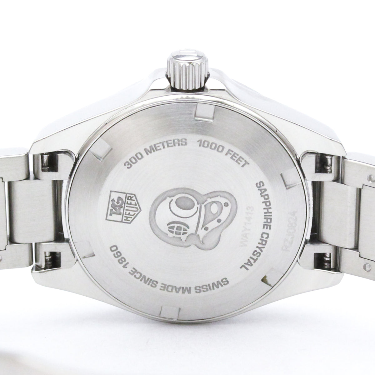 TAG Heuer Aquaracer WAY1413 Weiß Zifferblatt 28 mm Uhr