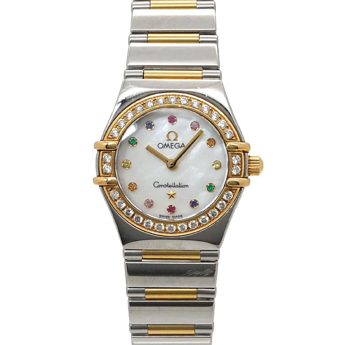 Omega Constellation Mini My Choice Iris 1365 79 Weiß Zifferblatt in Muscheloptik 23 mm Uhr