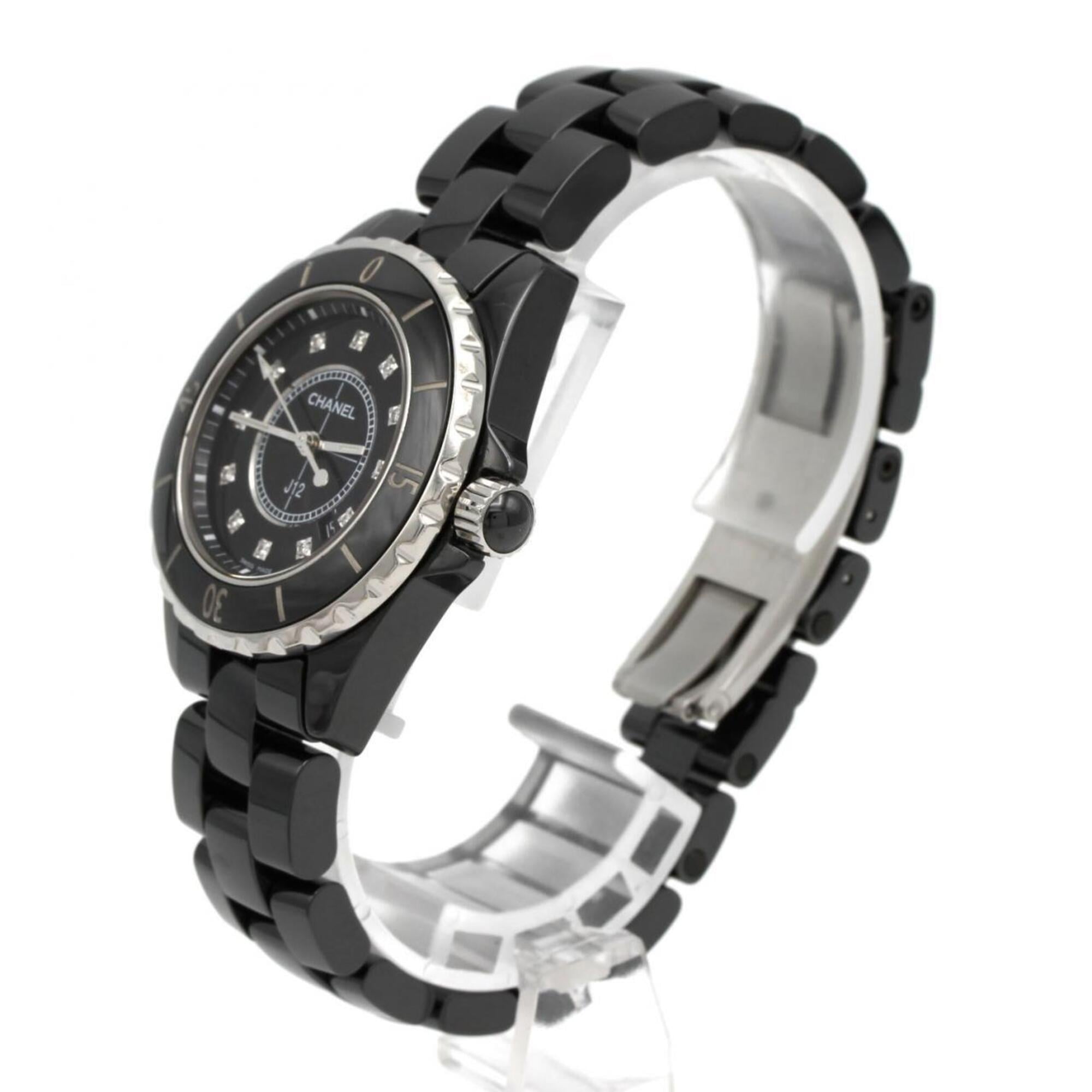 Chanel J12 H1625 Black Dial Ceramic 33mm Watch