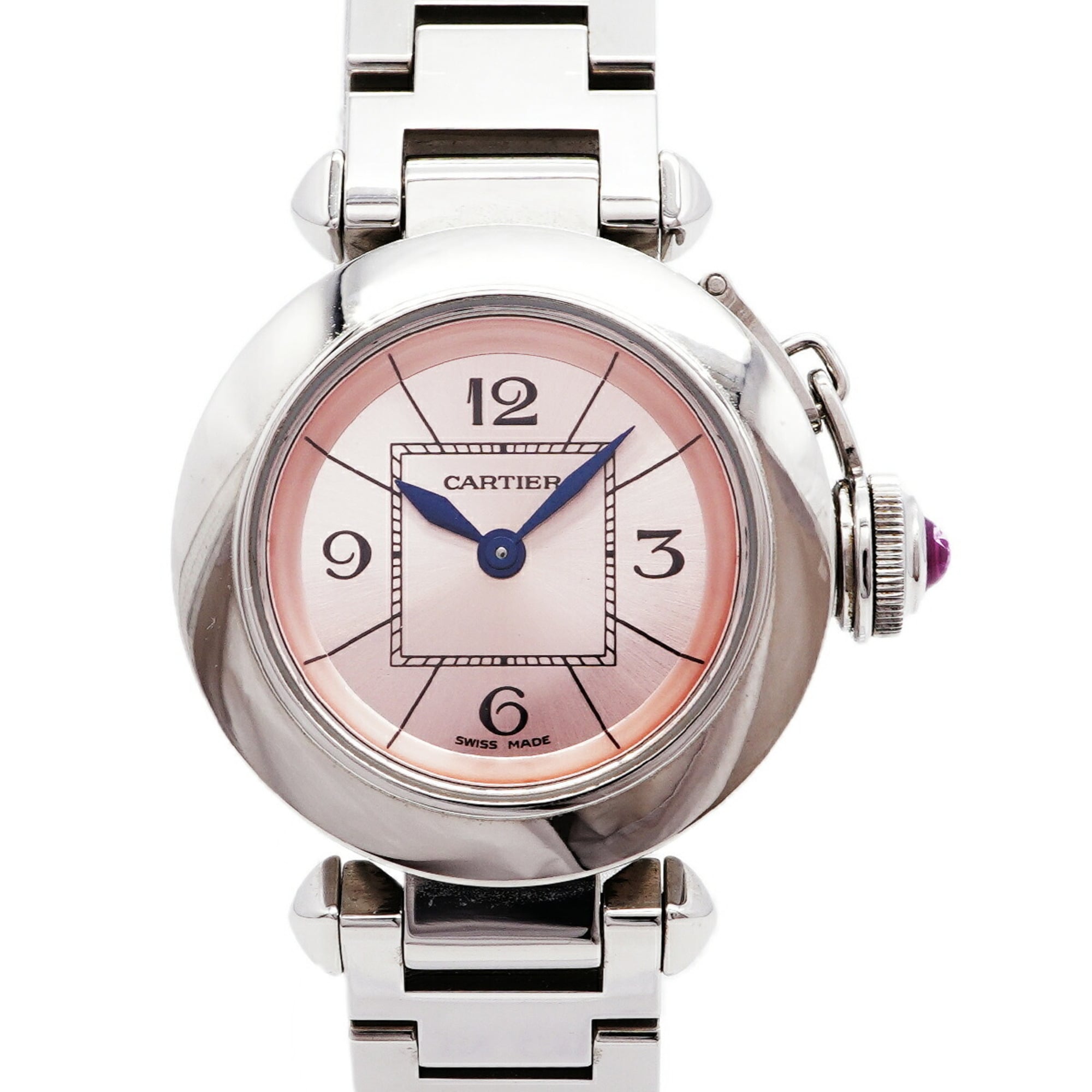 Cartier Miss Pasha W3140008 Pink Dial 26mm Watch