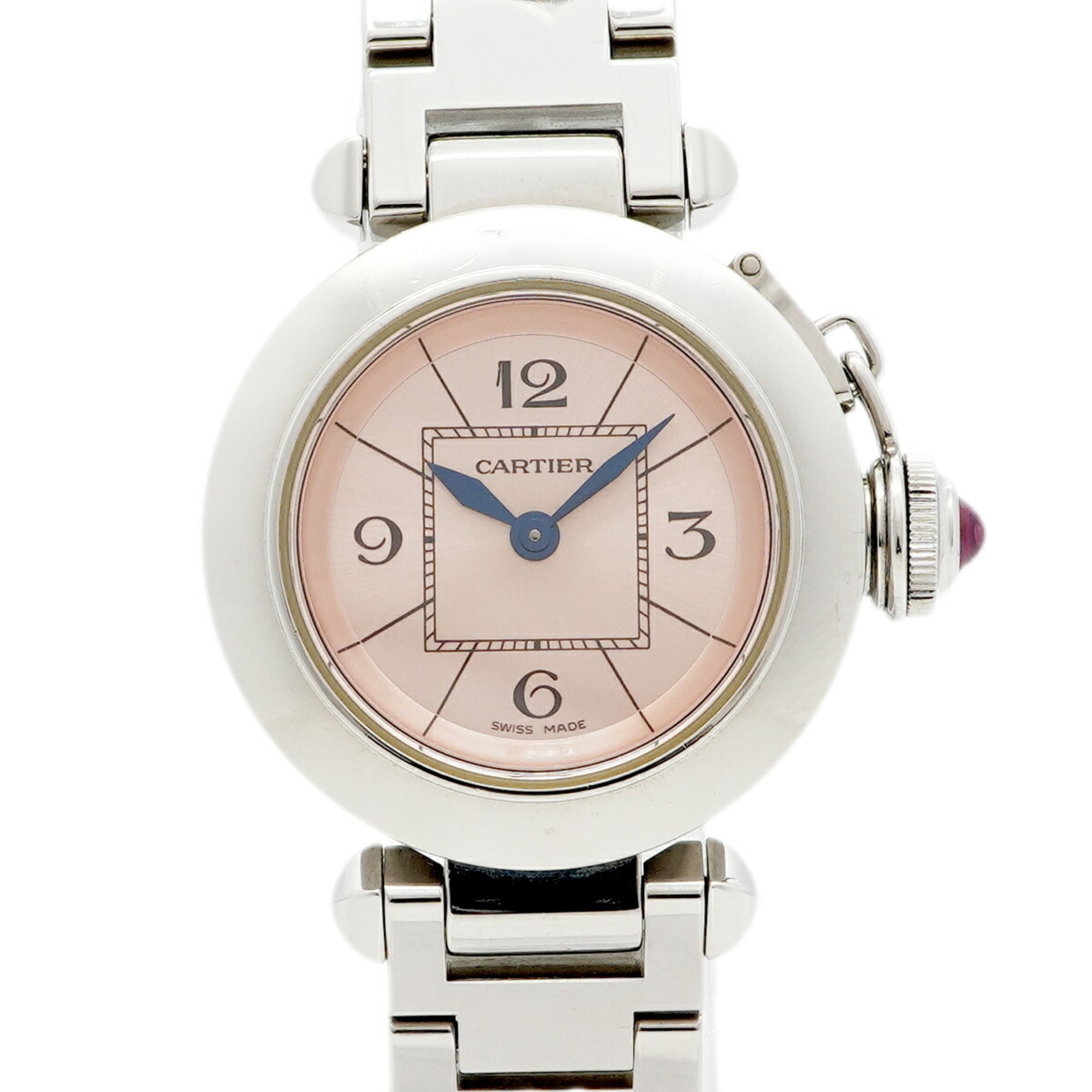 Cartier Miss Pasha W3140008 Pink Dial 27mm Watch