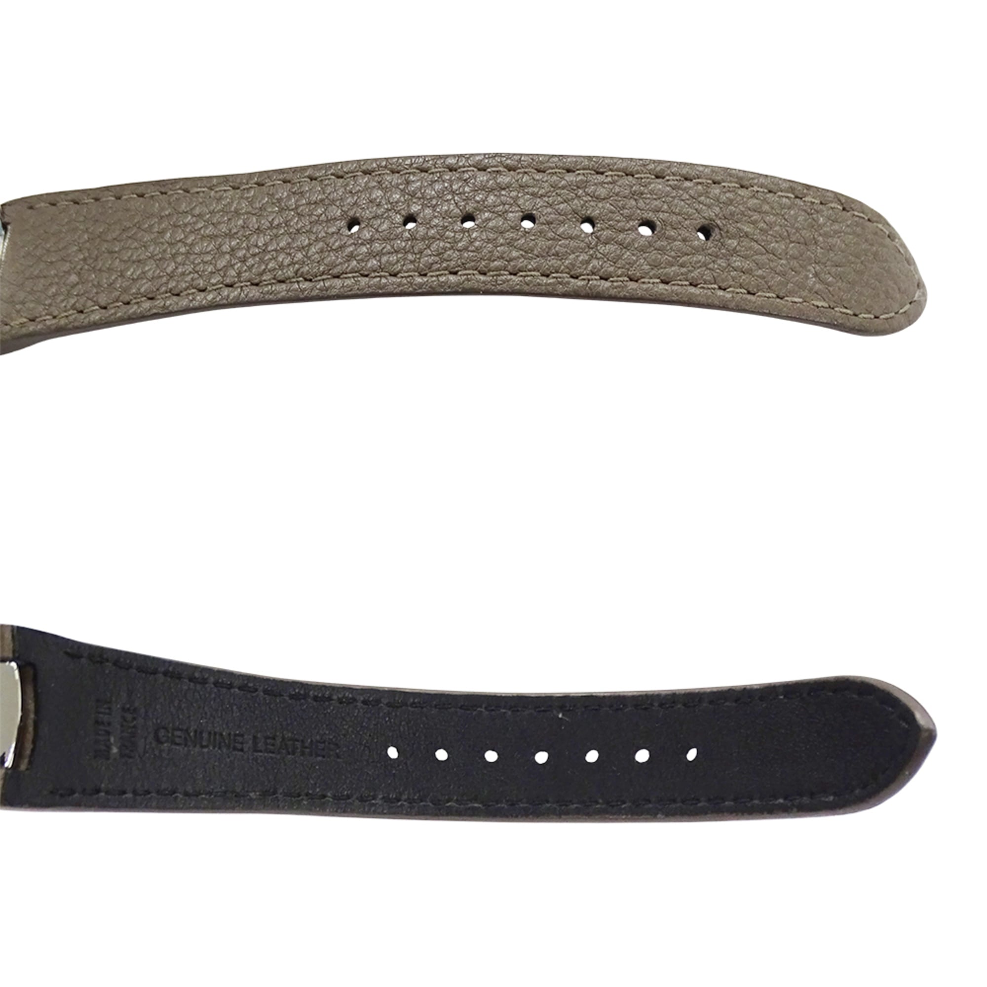 Louis Vuitton LOUIS VUITTON Montre Pour Hommes Modèle Fifty Five Automatique AT Acier inoxydable SS Cuir Q6G20 Rond