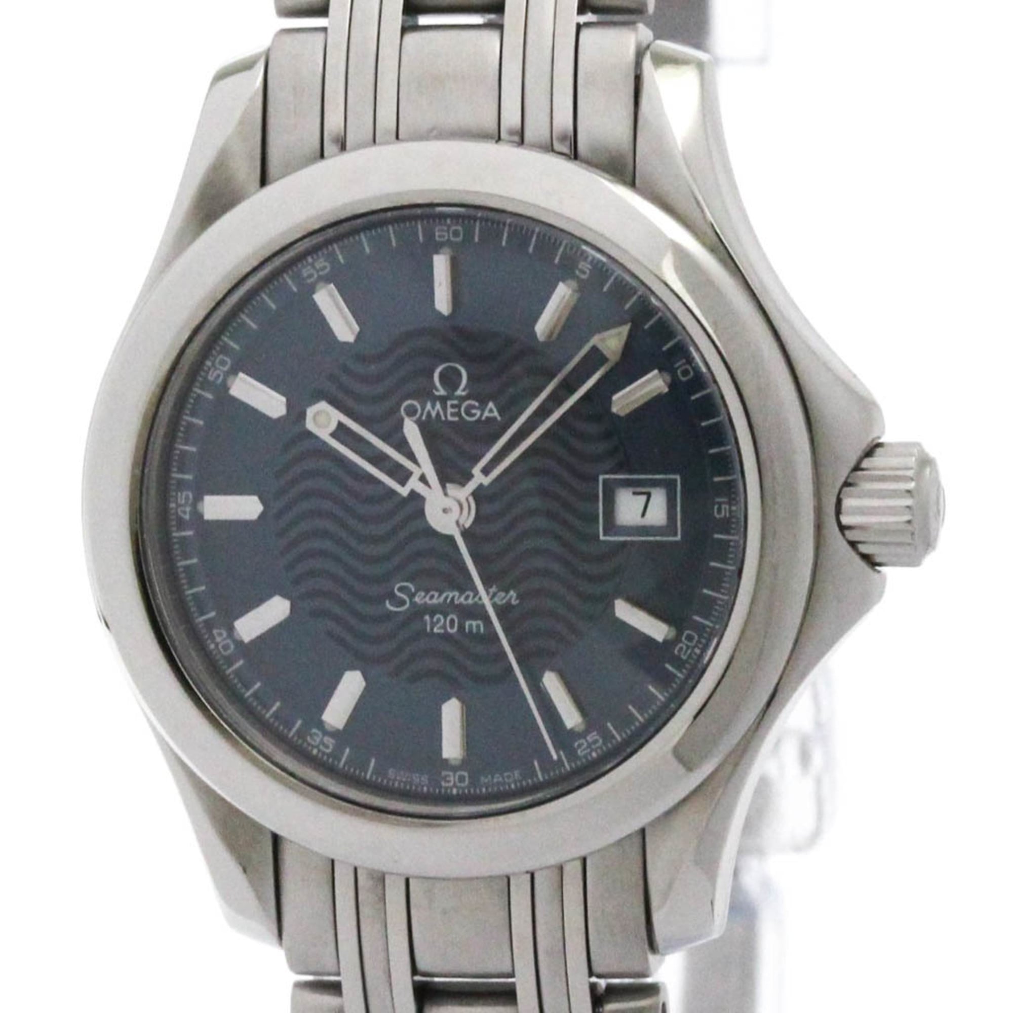 OMEGA Seamaster 120M Steel Quartz Ladies Watch 2571.81 Polished