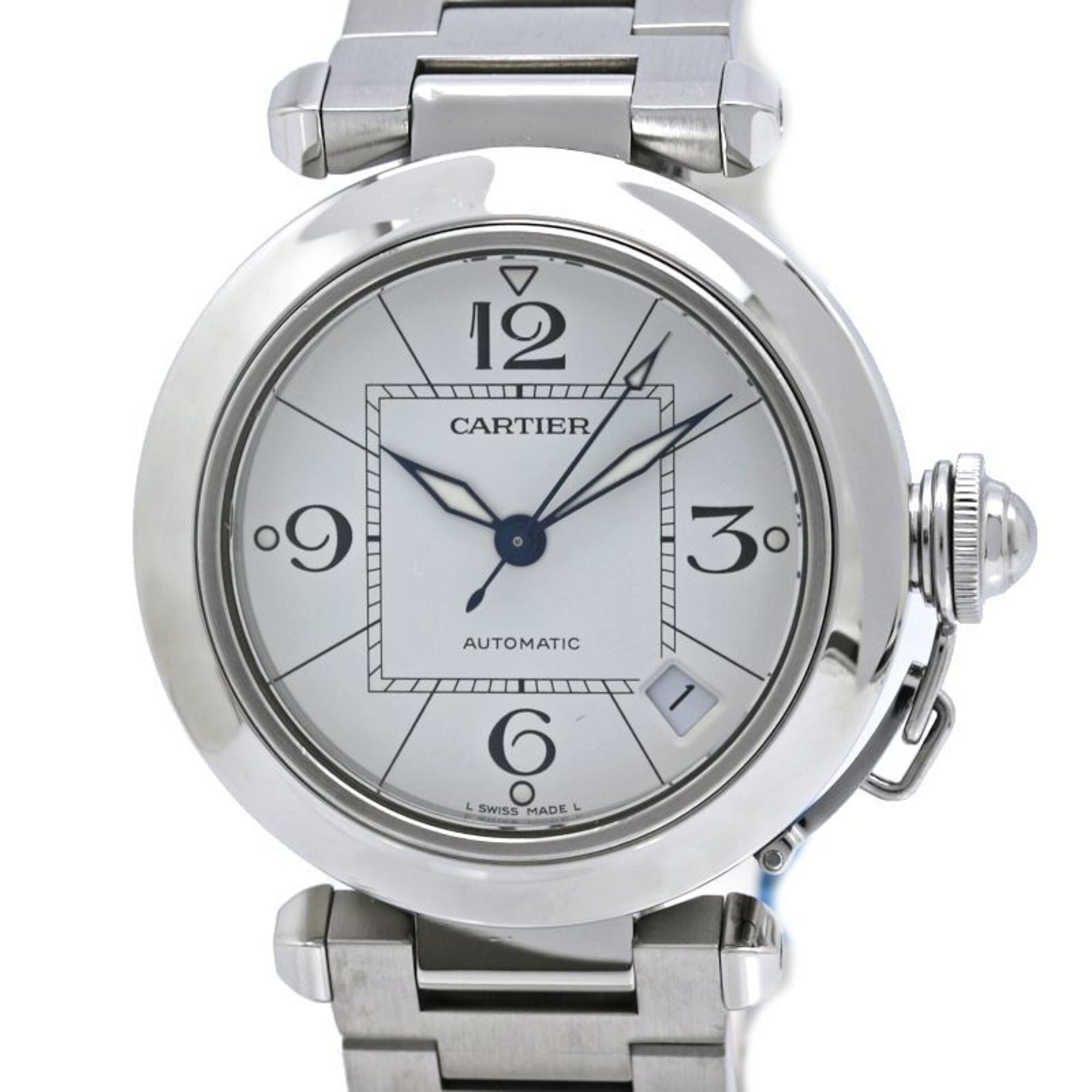 Cartier Pasha W31074M7 White Dial 35mm Watch