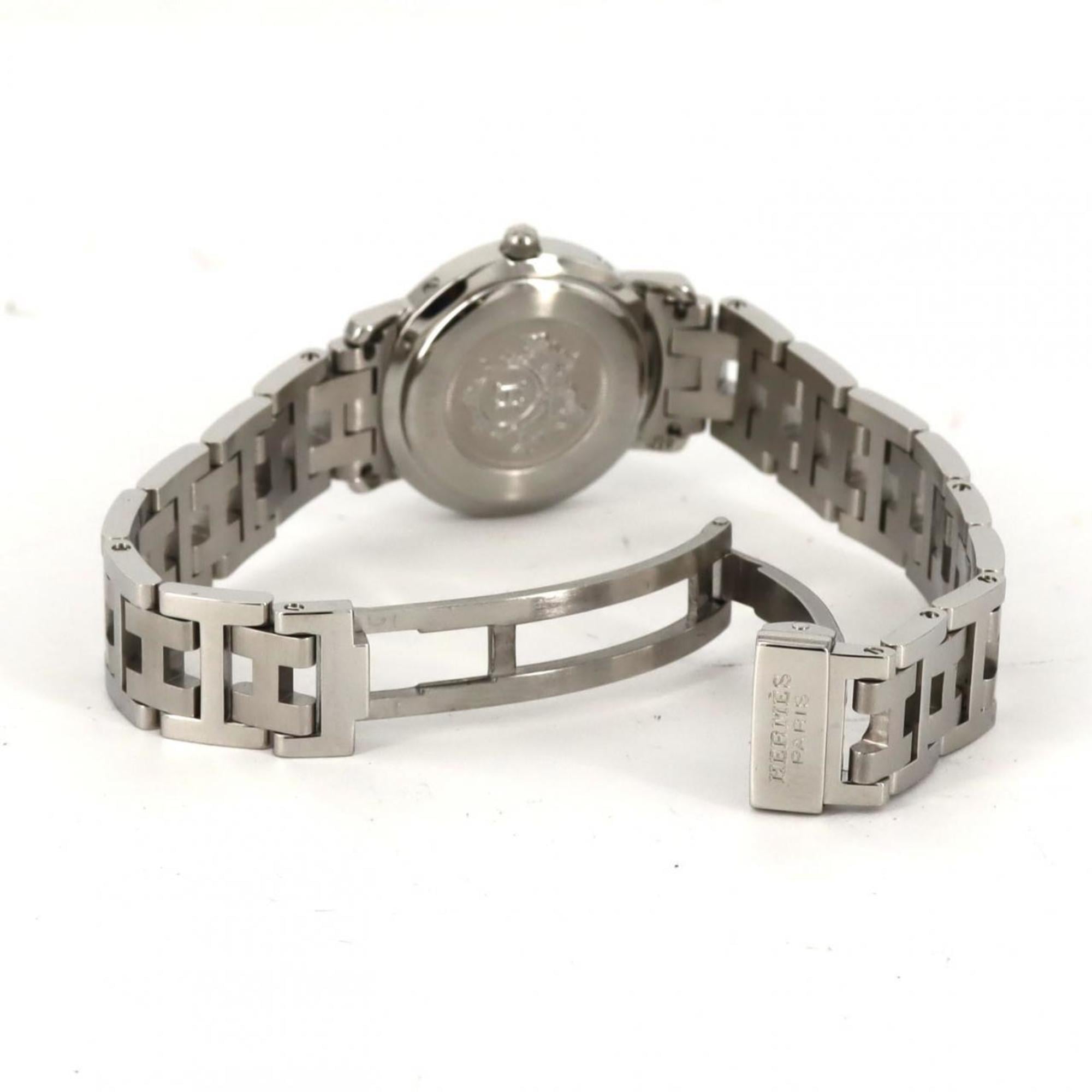 Hermes Clipper CL4.210 roestvrijstalen quartzhorloge
