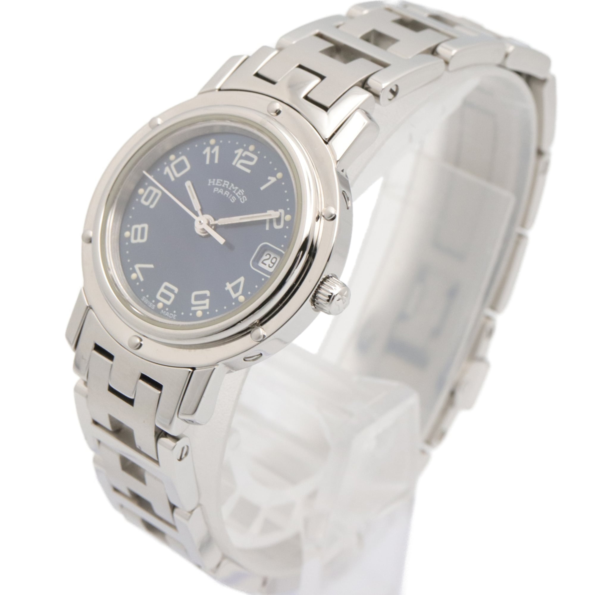 Hermes Clipper CL4.210 Blue Dial Stainless steel 24mm Watch