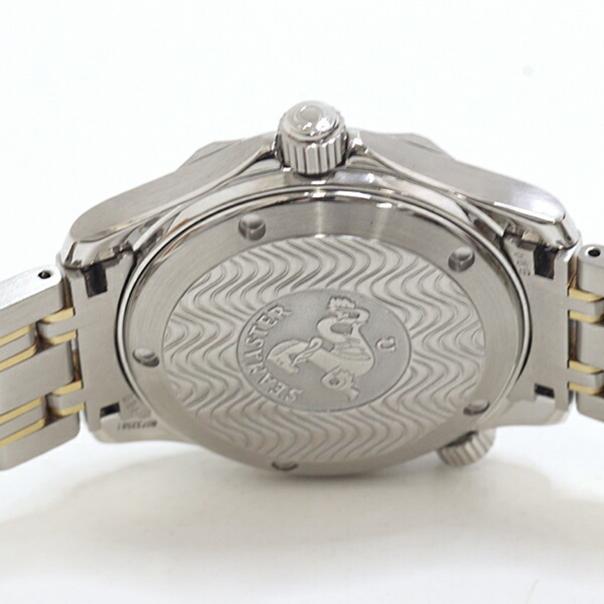 Omega OMEGA 2453.50 Seamaster 300 Professional jongenshorloge, roestvrij staal/geelgoud, zwarte wijzerplaat, automatisch