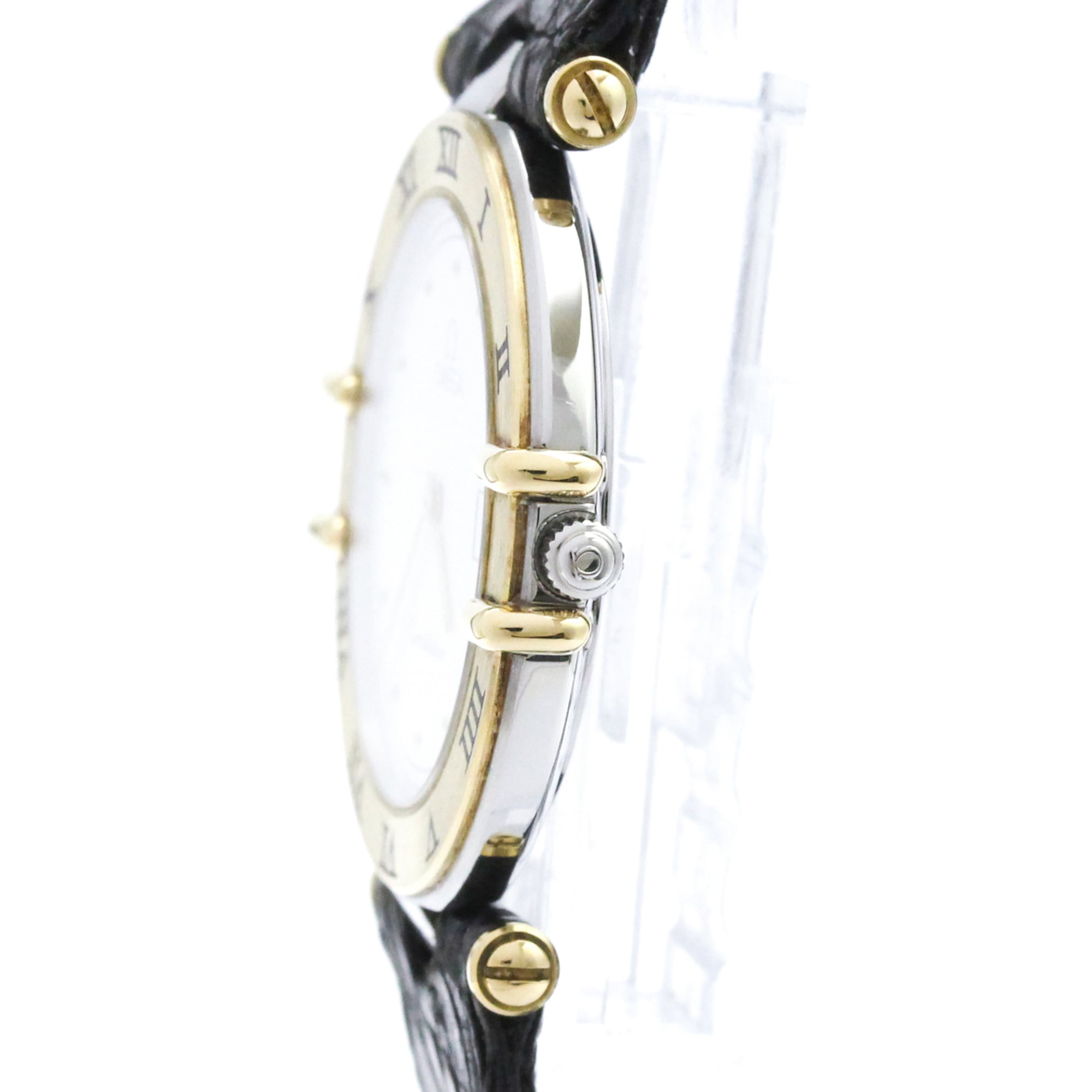 OMEGA Constellation Herrenuhr 18 Karat Gold Edelstahl Quarz 396.1080