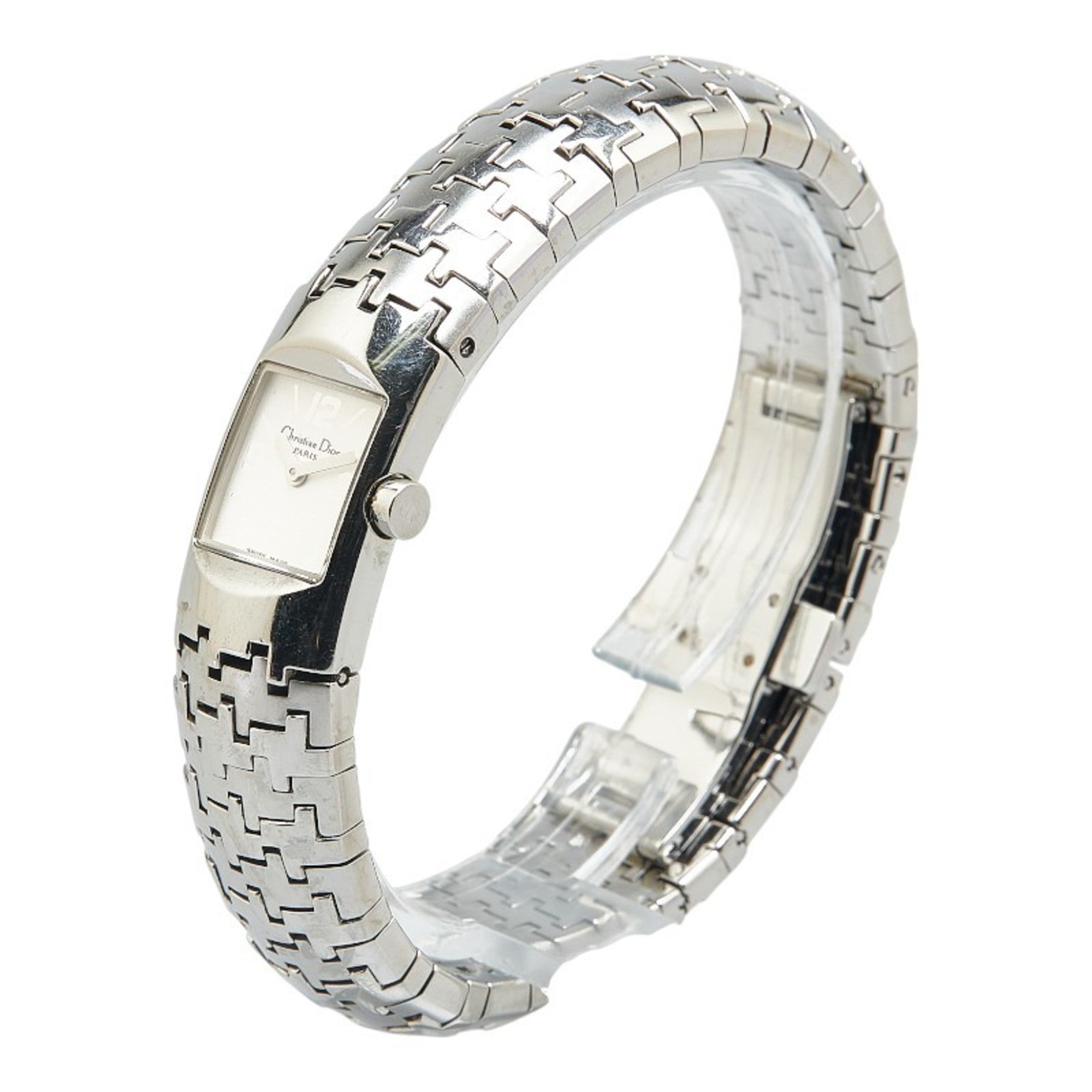 Dior Diophilic Watch D96-100 Quartz Silver Dial Stainless Steel Women's