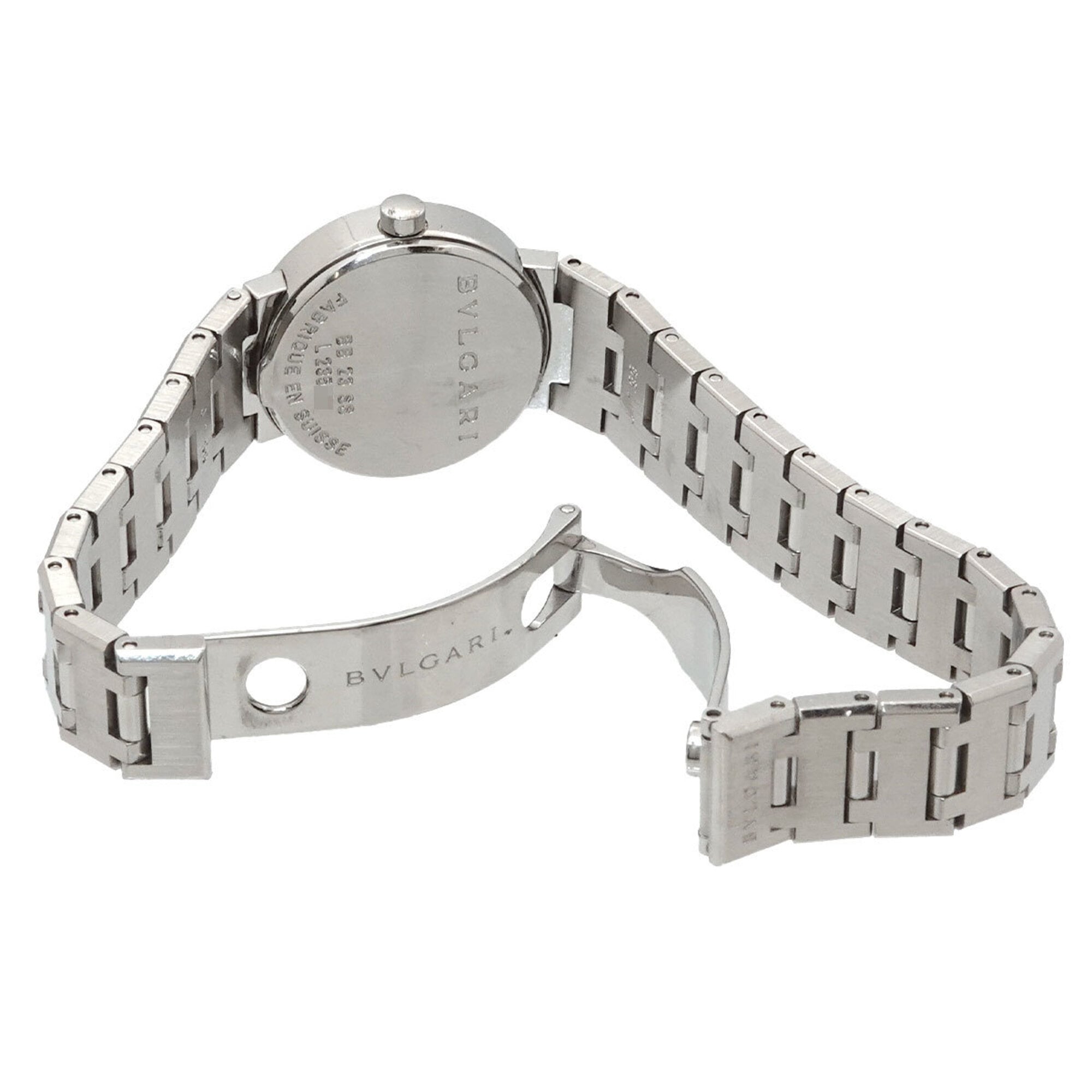 BVLGARI BB23SS Women's Watch Date Black Quartz