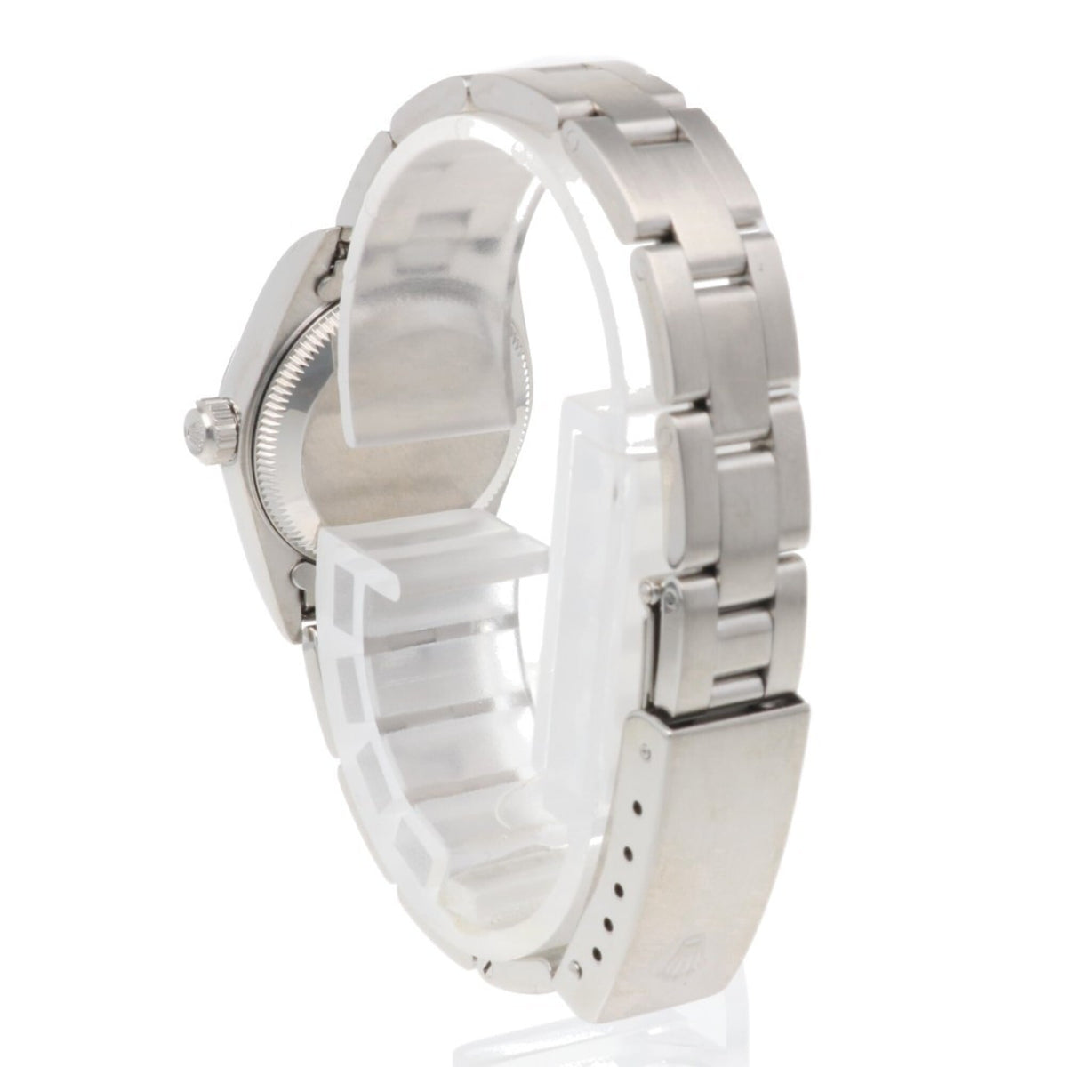 Rolex Oyster Perpetual horloge met blauwe wijzerplaat, 25 mm