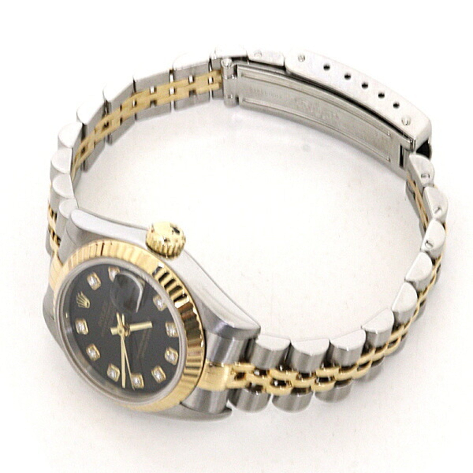 Rolex Datejust 69173G Black Dial 26mm Watch