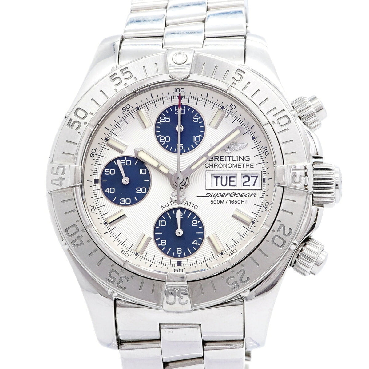Breitling Superocean A13340 Silver Dial 42mm Watch