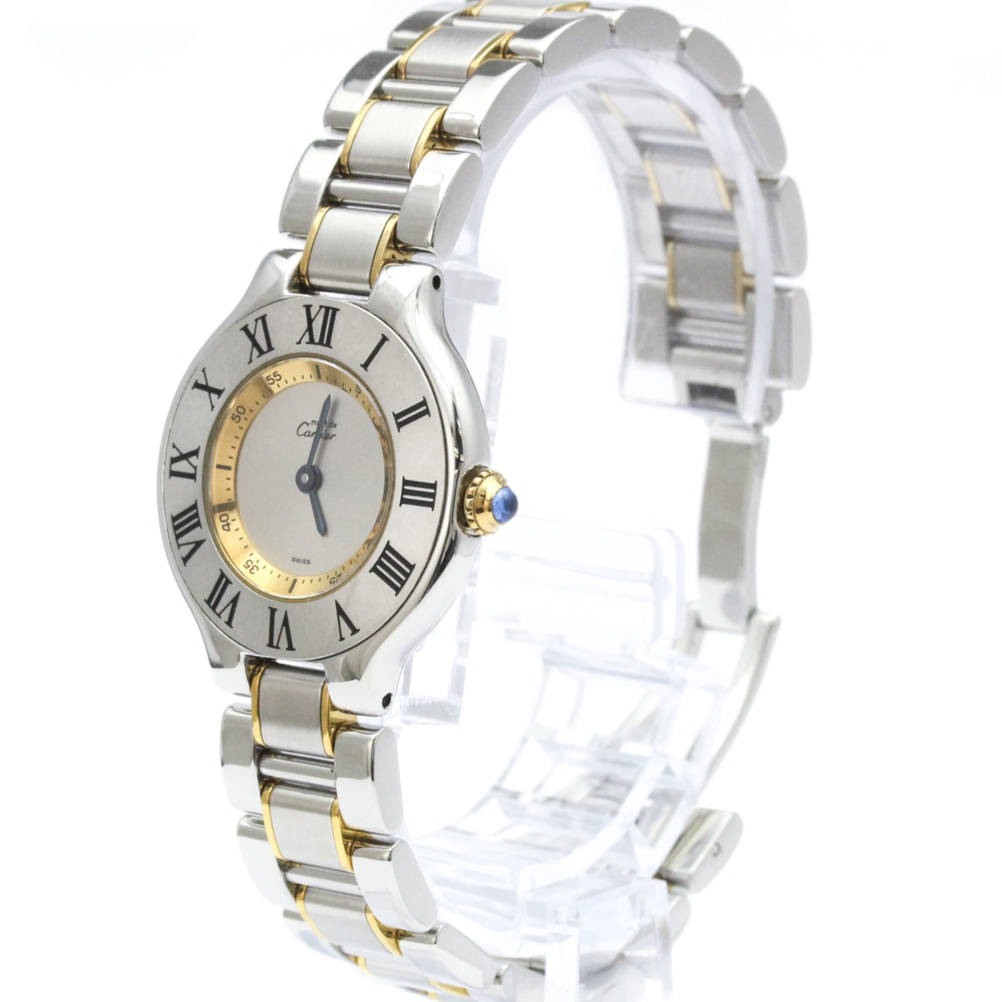 Cartier Must 21 W10075R6 Silver Dial 28mm Watch