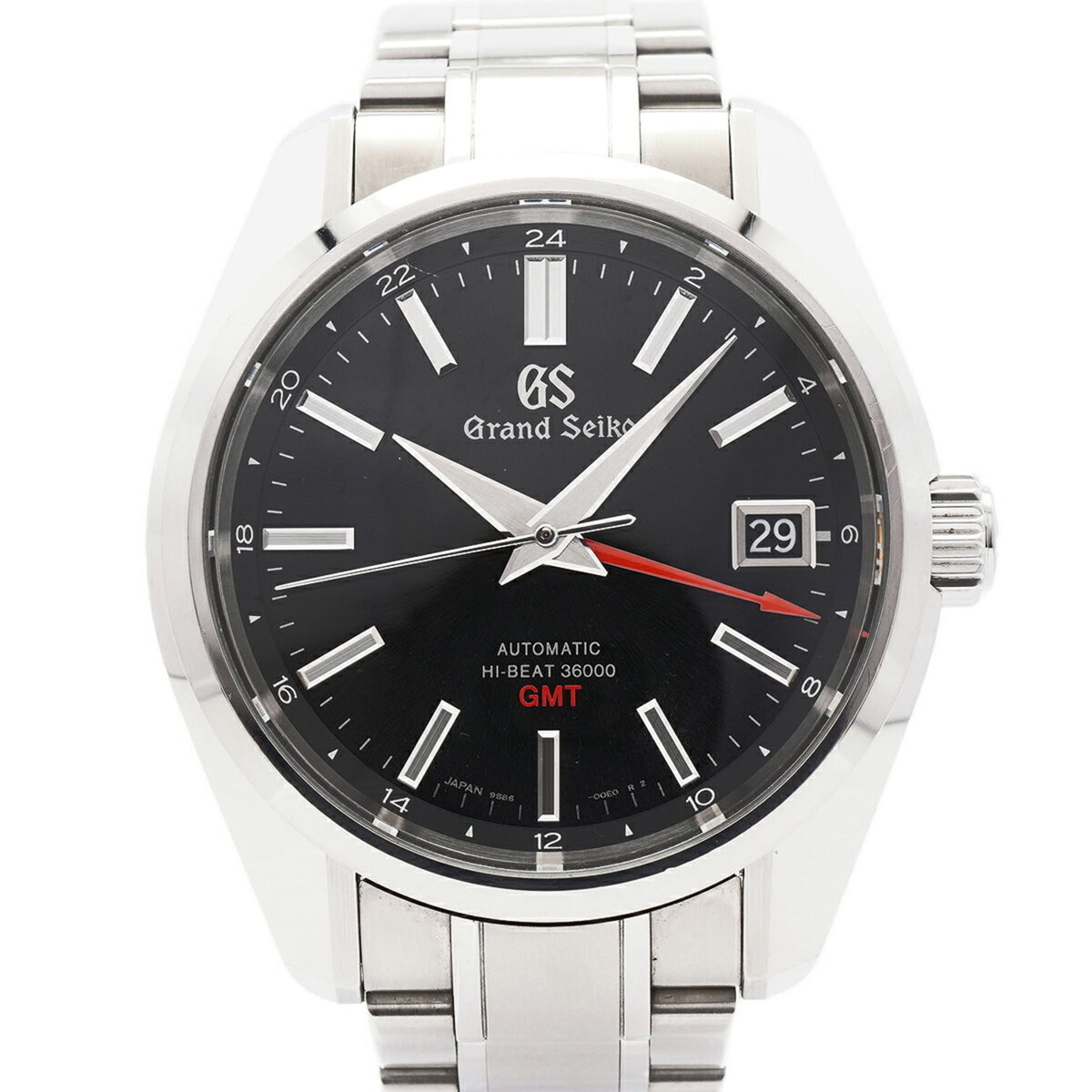Grand Seiko Grand GMT SBGJ2031/9S86-00A0 Schwarz Zifferblatt 40mm Uhr