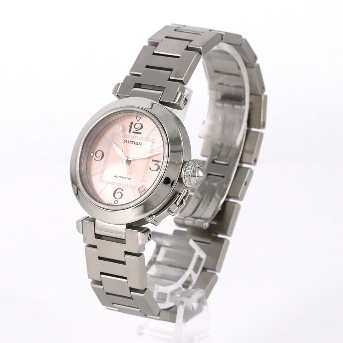 Cartier Pasha C W31075M7 Rosa Zifferblatt 35 mm Uhr