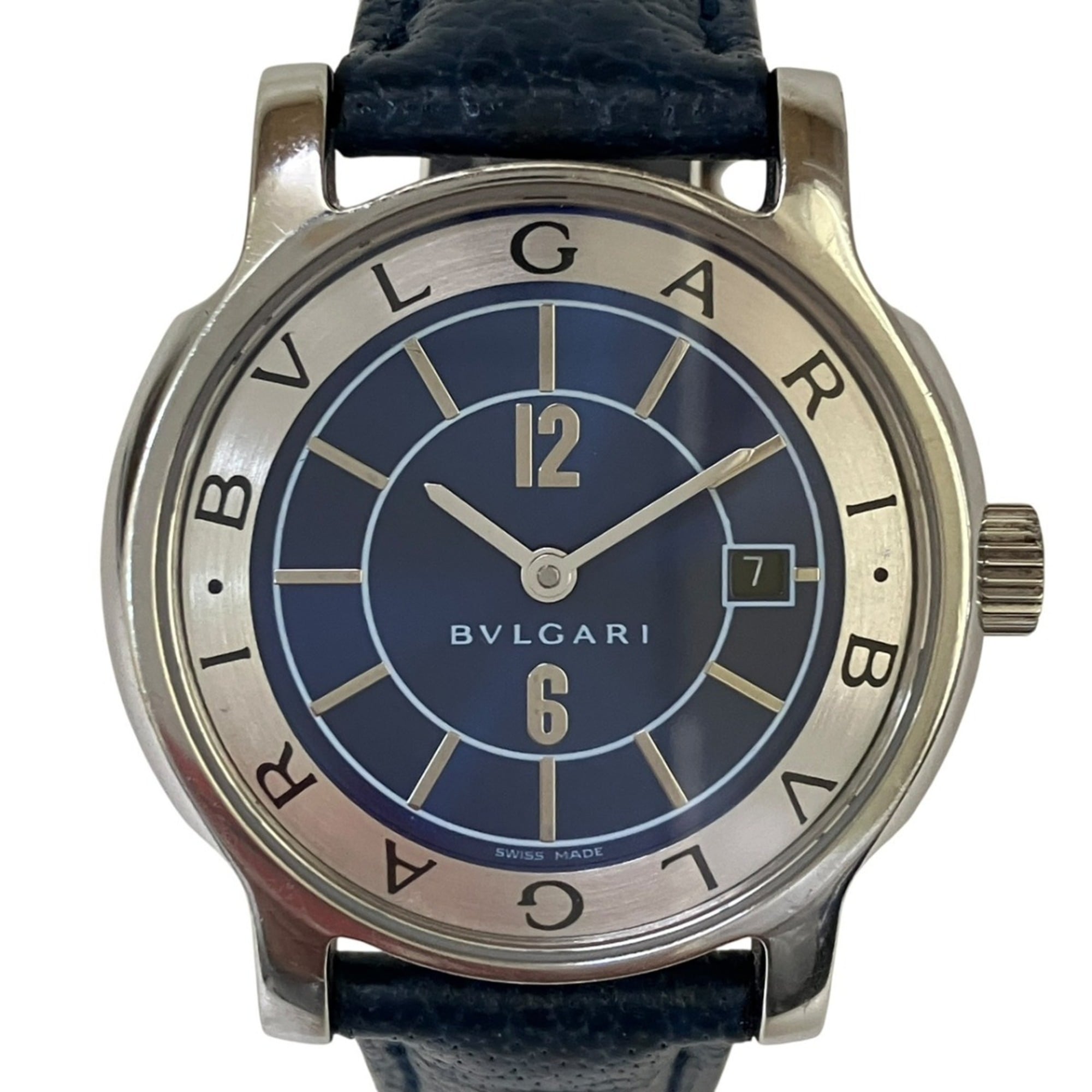Bulgari BVLGARI Solotempo total weight 24.3g stainless steel genuine l