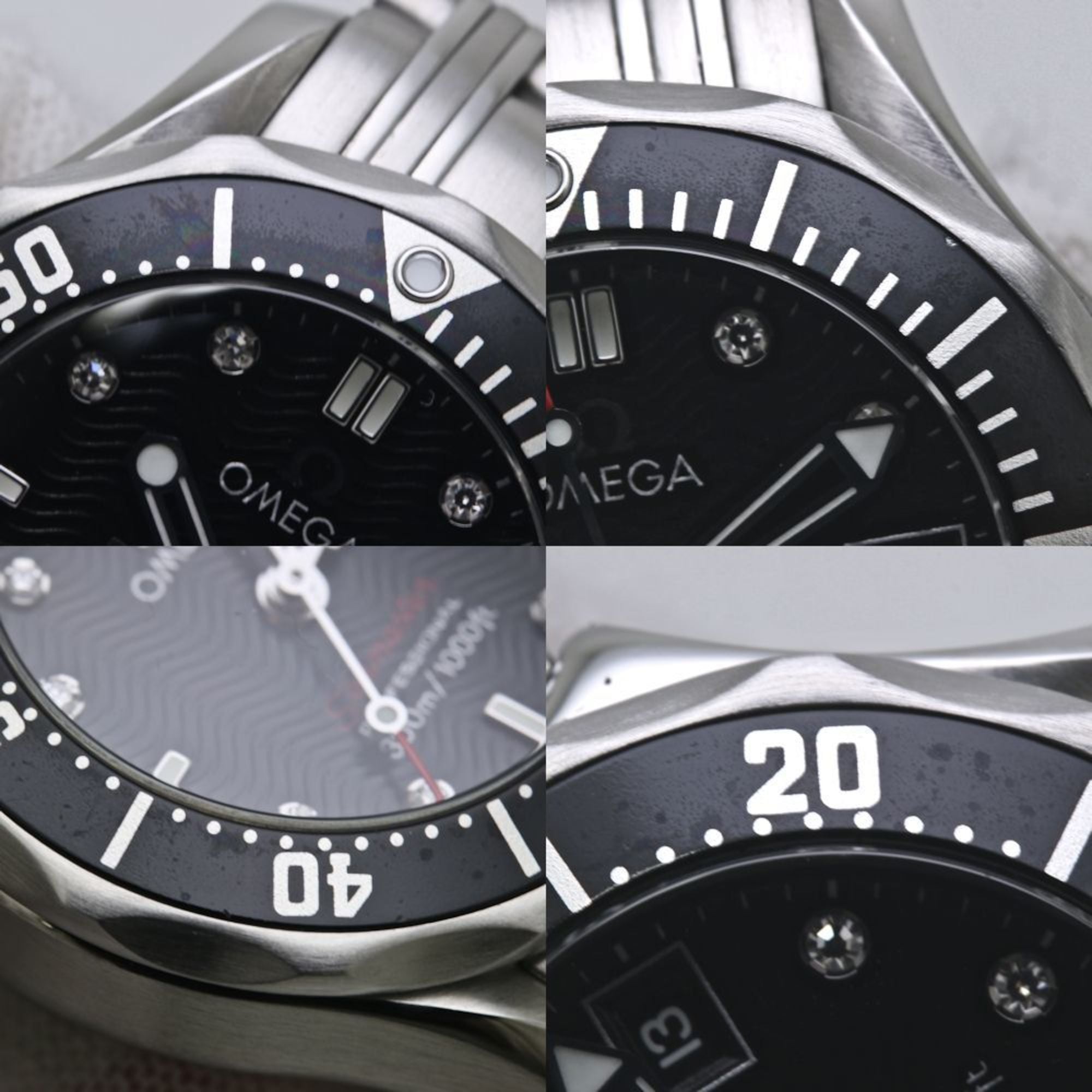 OMEGA Seamaster 300 m 8P Diamond 212.30.28.61.51.001 Damenuhr aus Edelstahl 40094