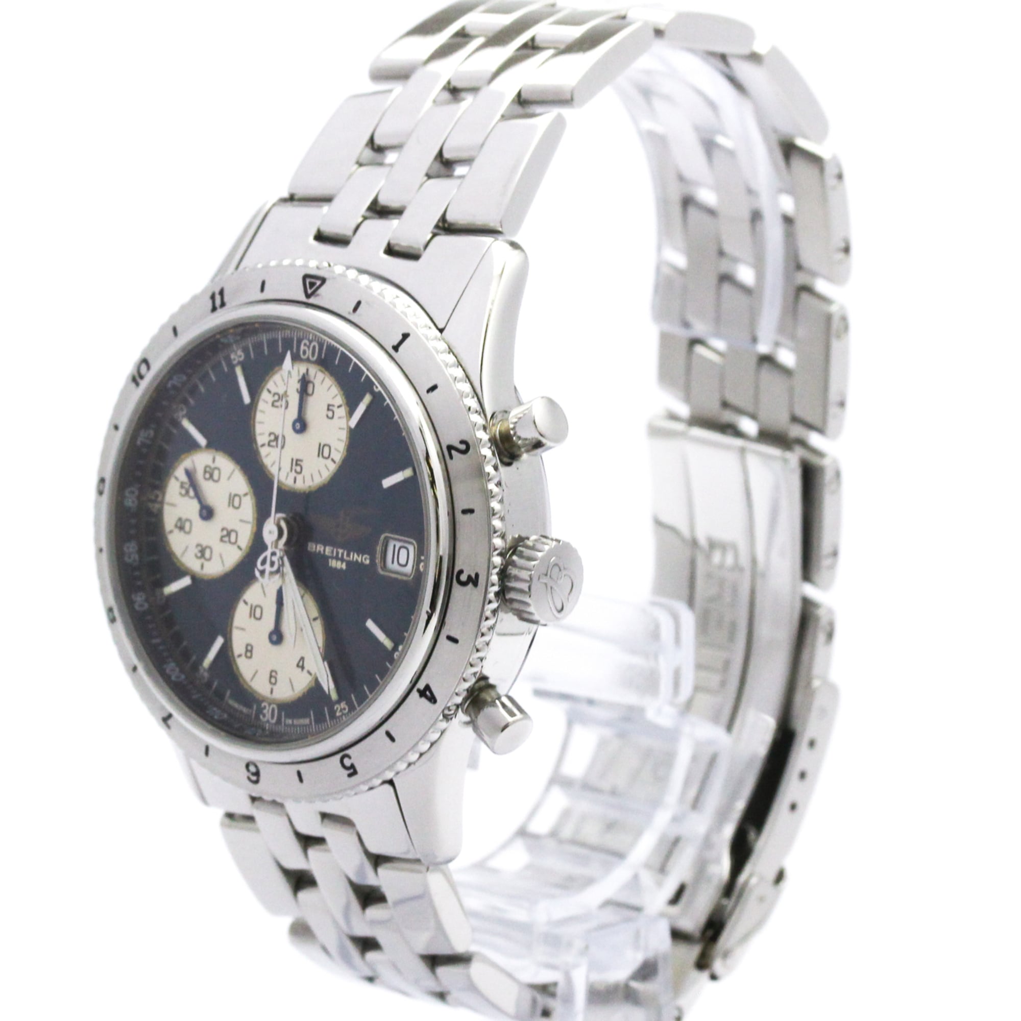 BREITLING Navitimer Aviastar Steel Automatic Watch A13023 Polished