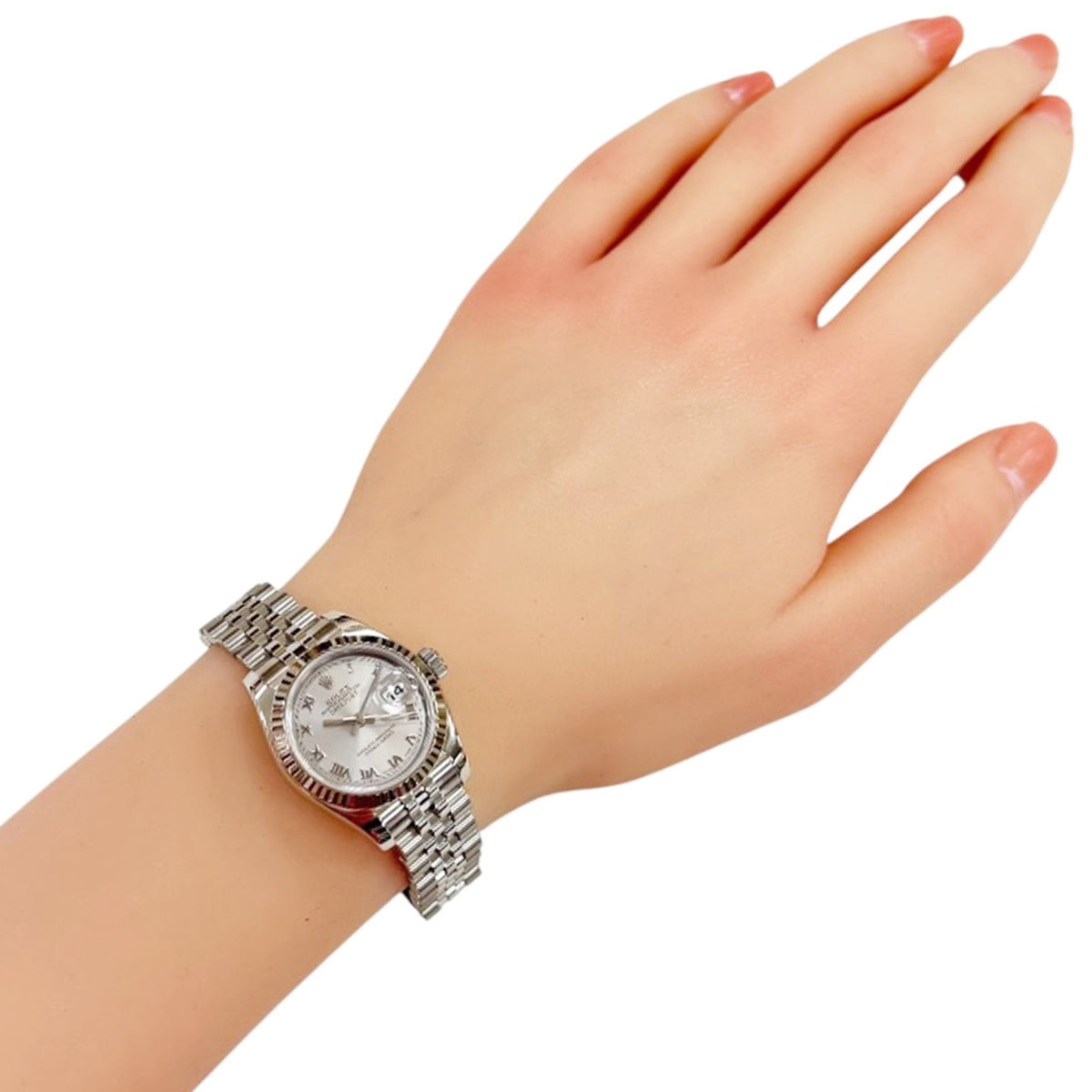 Montre Rolex Datejust Oyster Perpetual 179174, cadran argenté, 26 mm