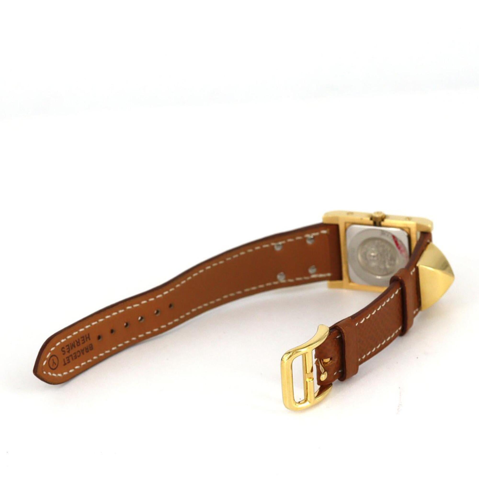 Hermes Medor ME1.201 White Dial 23mm Watch
