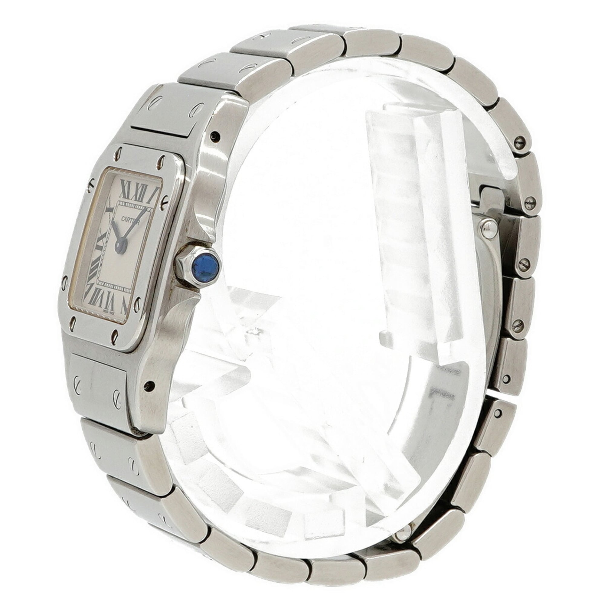 Cartier Santos W20056D6 Ivory Dial 23mm Watch