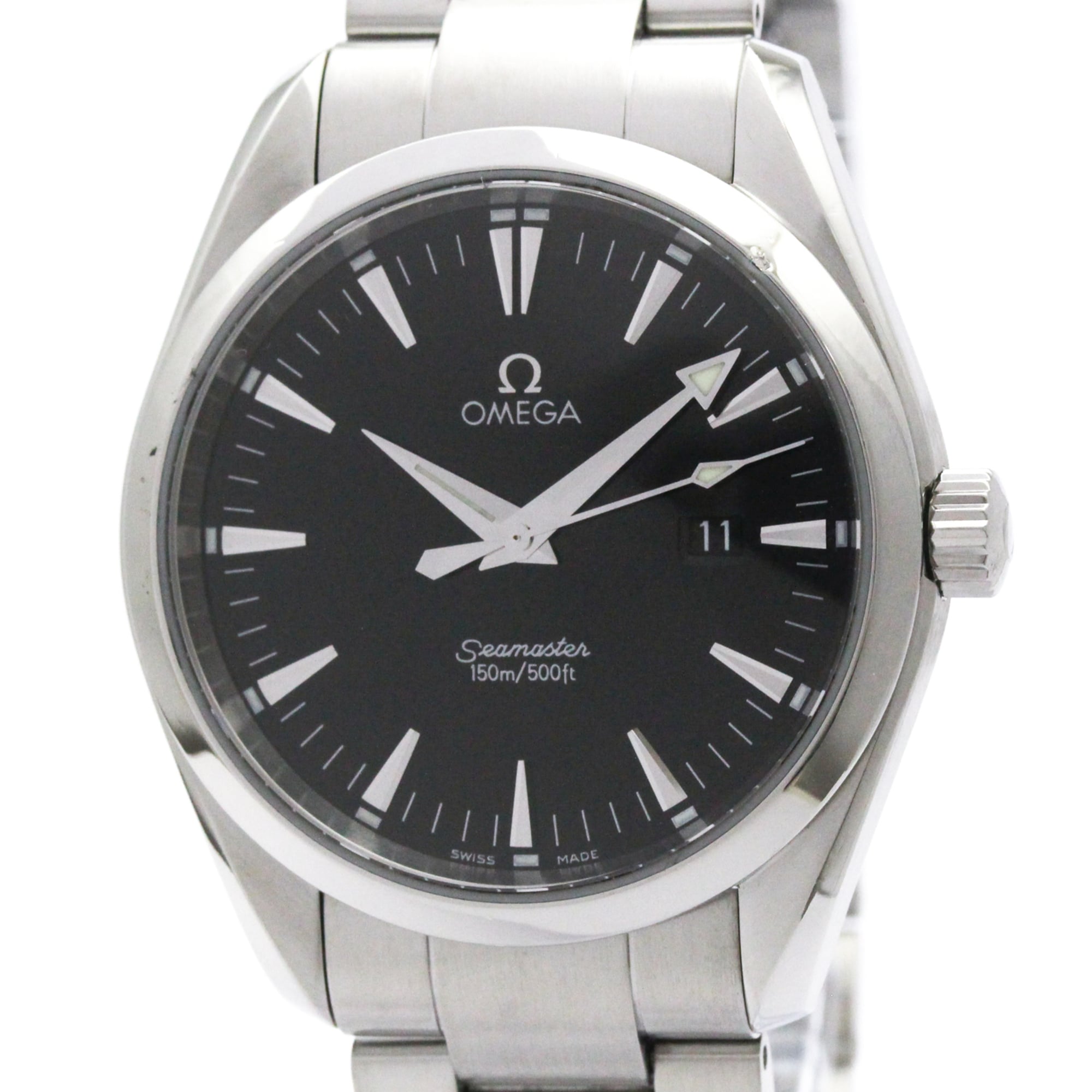 OMEGA Seamaster Aqua Terra Steel Quartz Mens Watch 2517.50 Polished