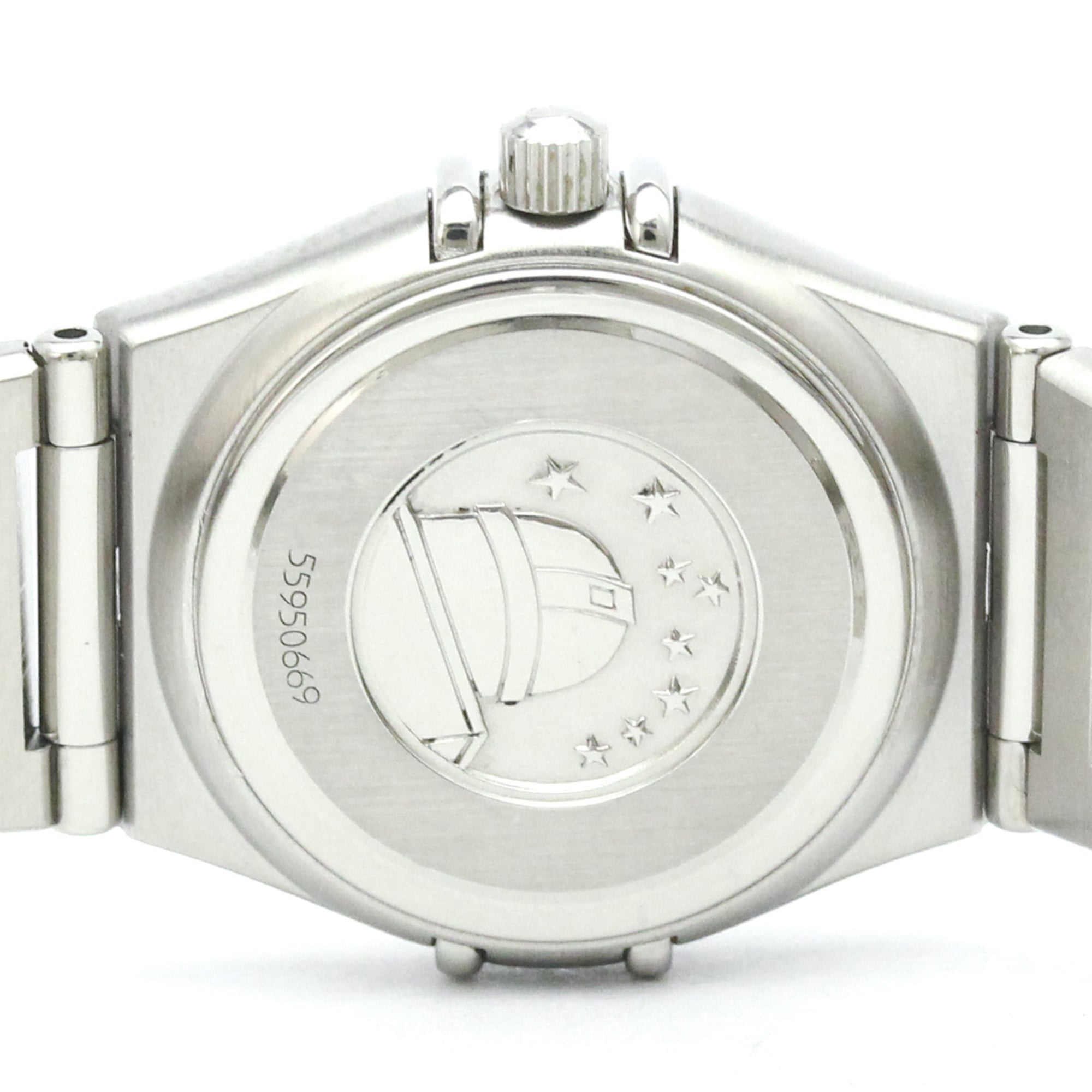 Montre Omega Constellation 1562.85 à cadran bleu, boîtier de 22 mm