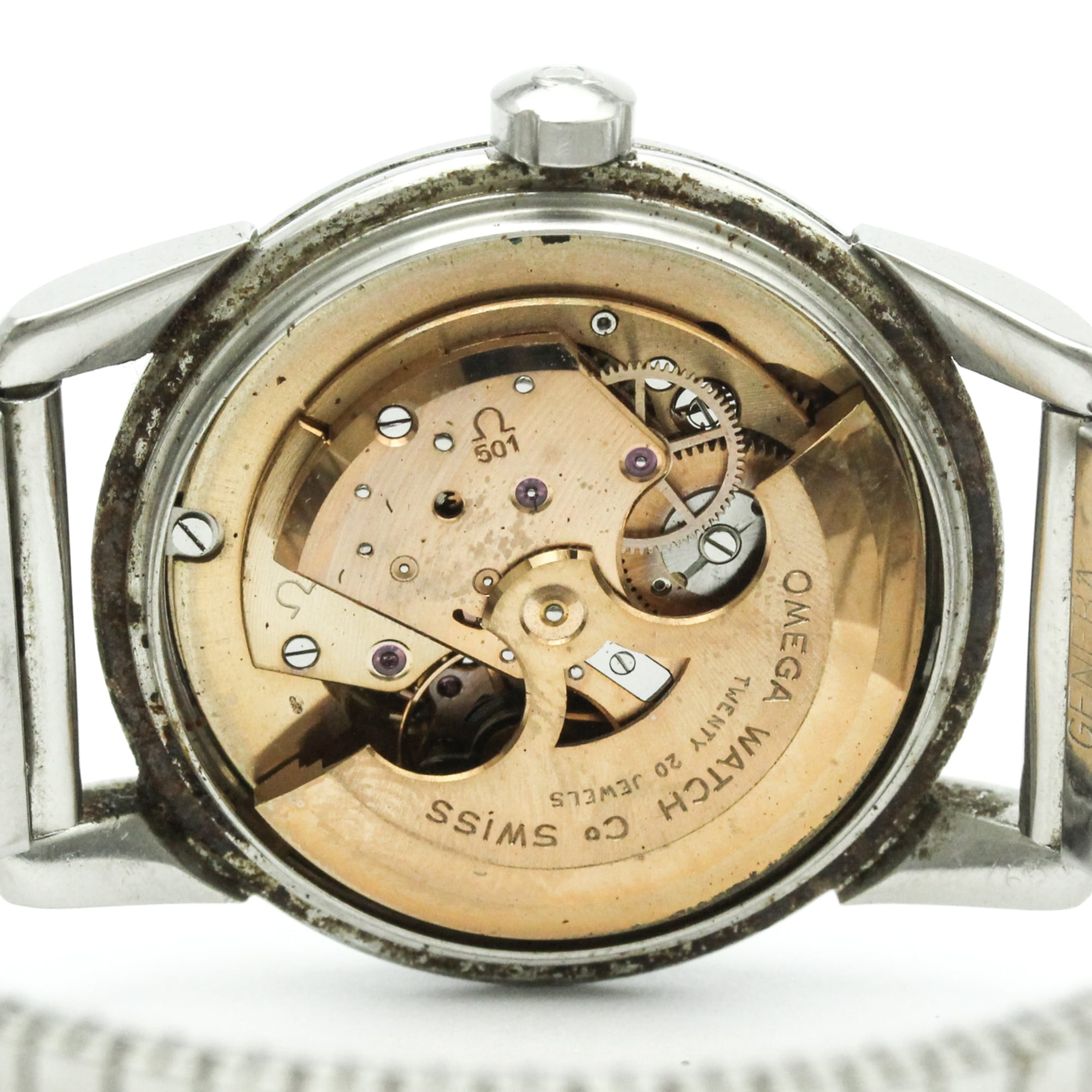 Omega Seamaster 2846 Silver Dial 34mm Watch
