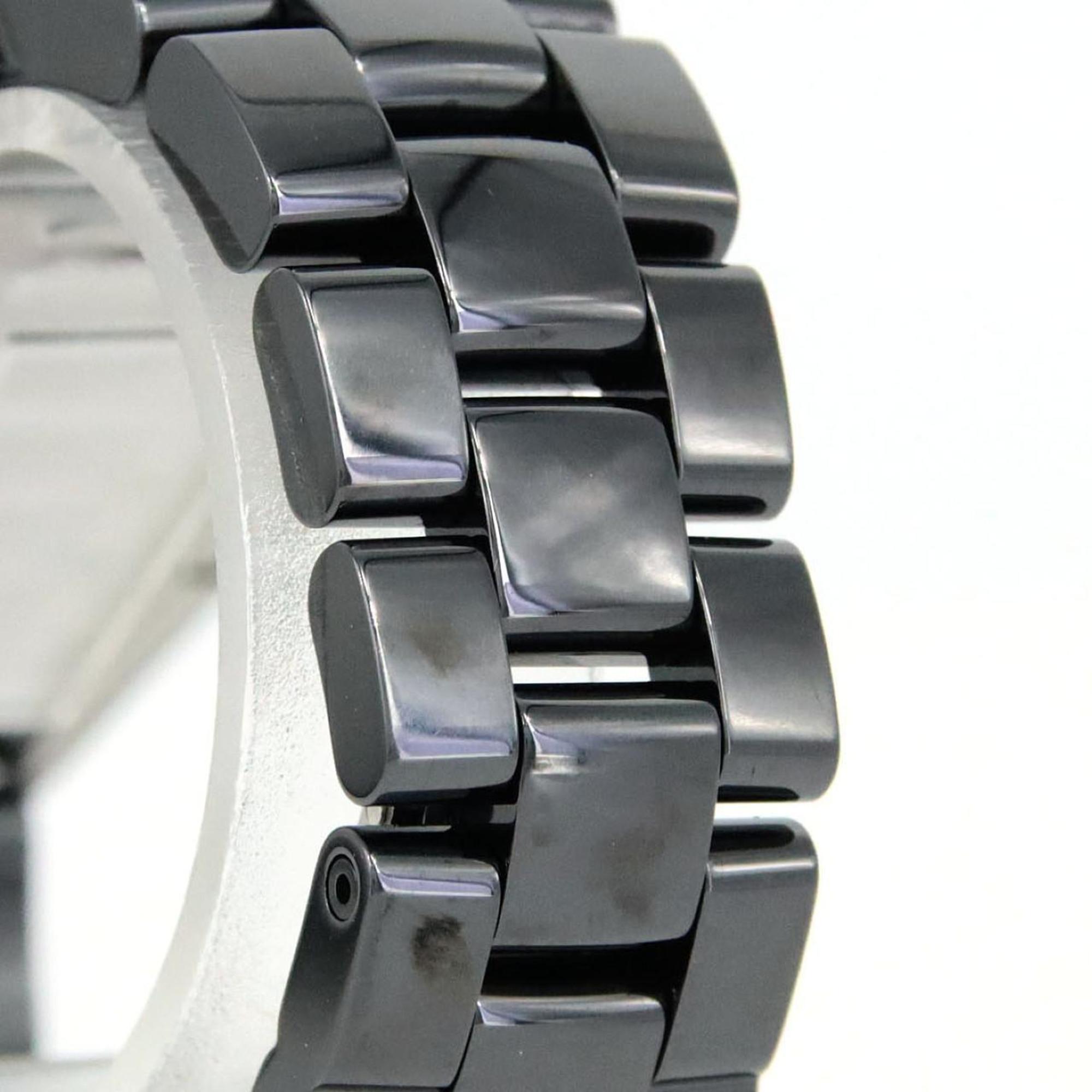 Chanel J12 38 mm keramiek 12P Center Pave H1757 automatisch horloge