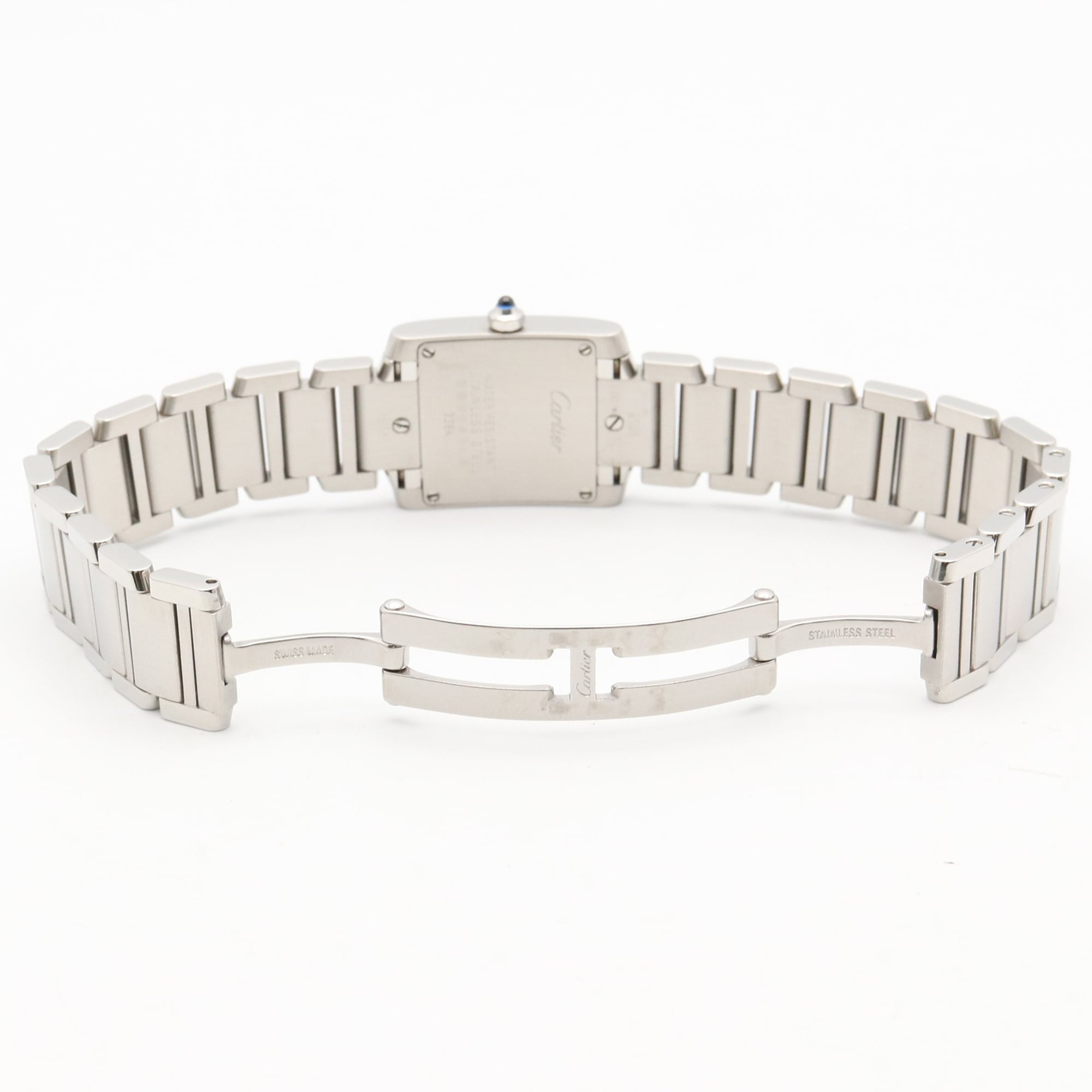 Cartier Tank francaise W51008Q3 Silver Dial Stainless steel 20mm Watch