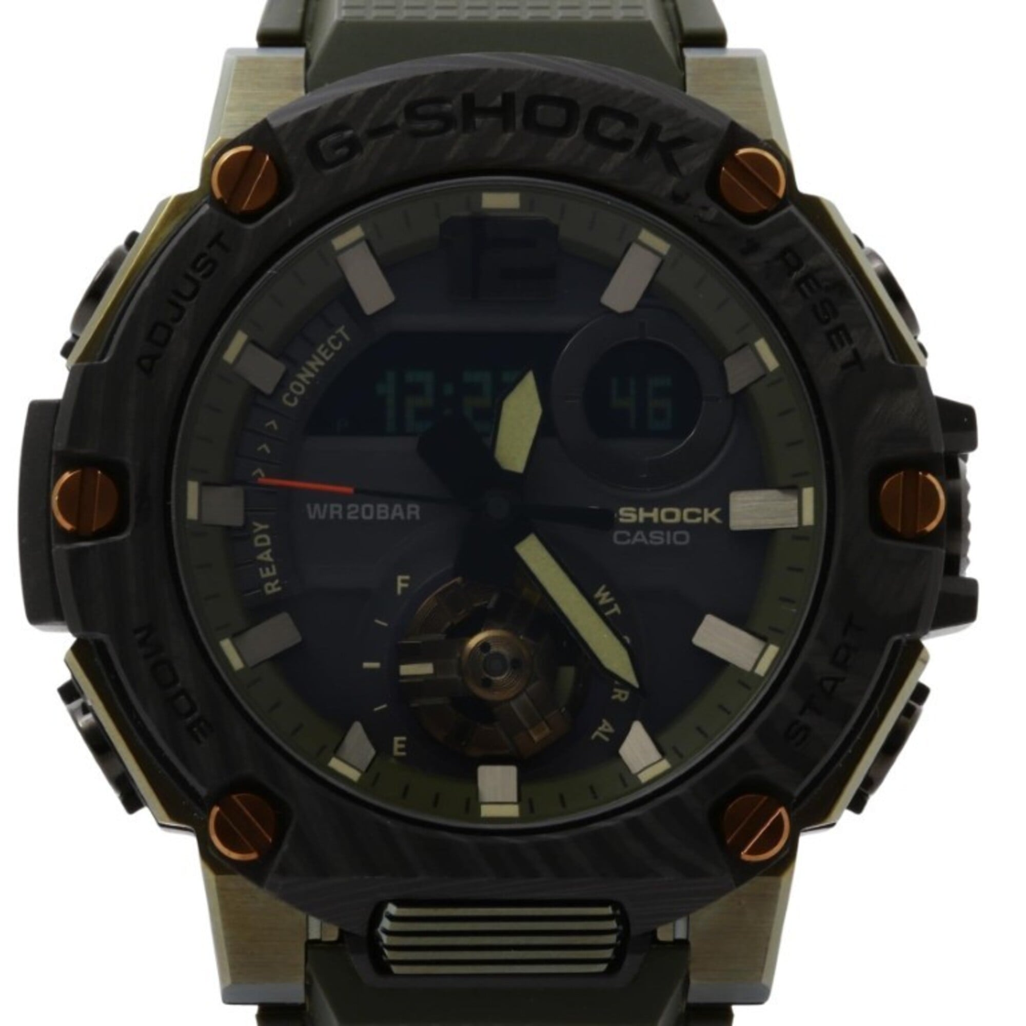 CASIO G-SHOCK G-STEEL GST-B300 Series GST-B300XB-1A3JF Black Khaki Res