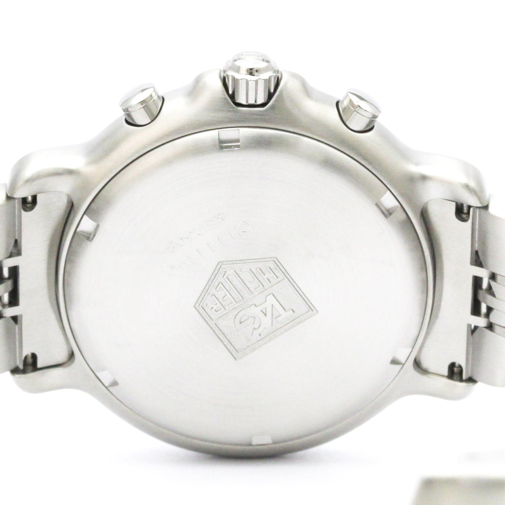 TAG HEUER 6000 Chronograph Herrenuhr aus Stahl Quarz CH1111