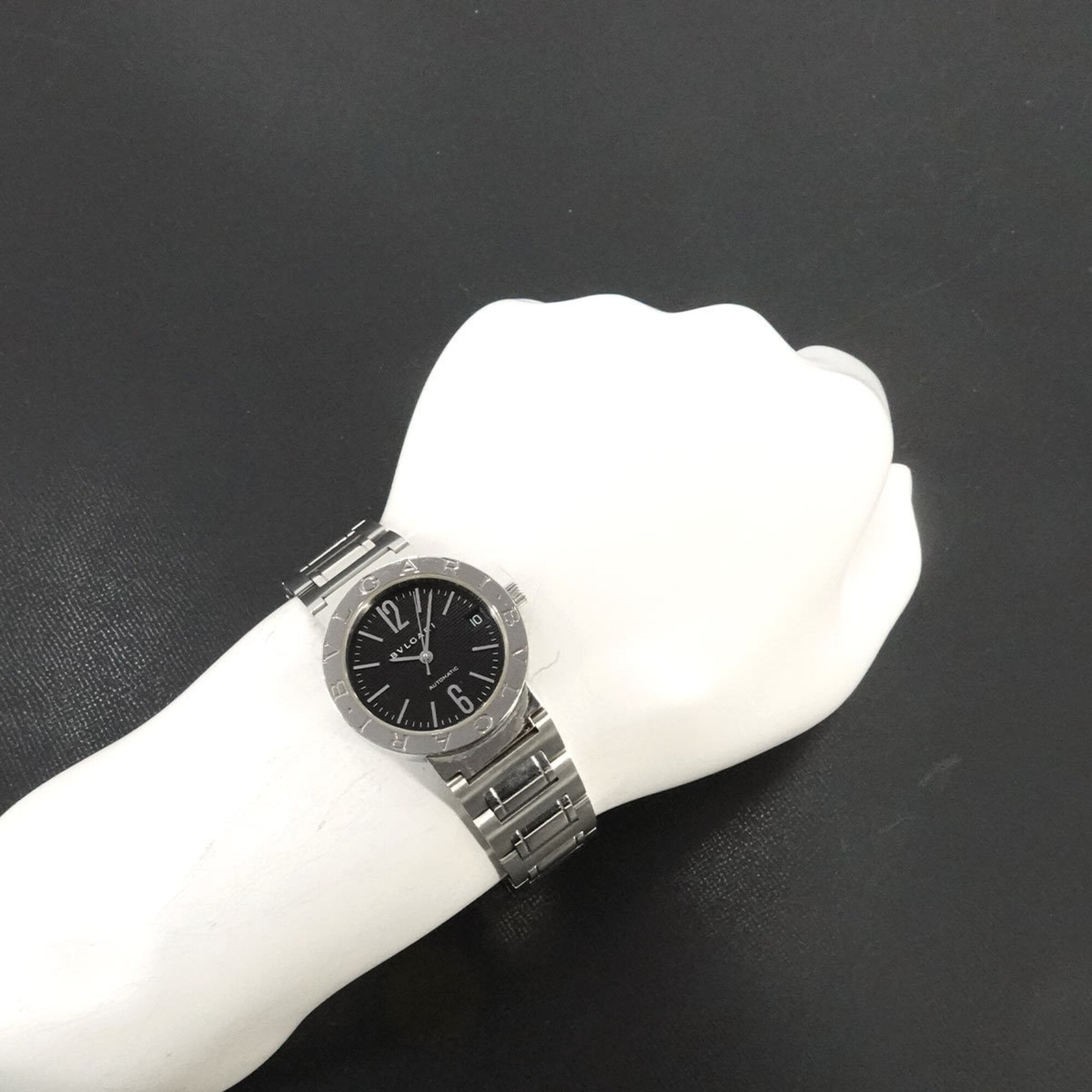 Bvlgari BB33SSAUTO Black Dial 33mm Watch