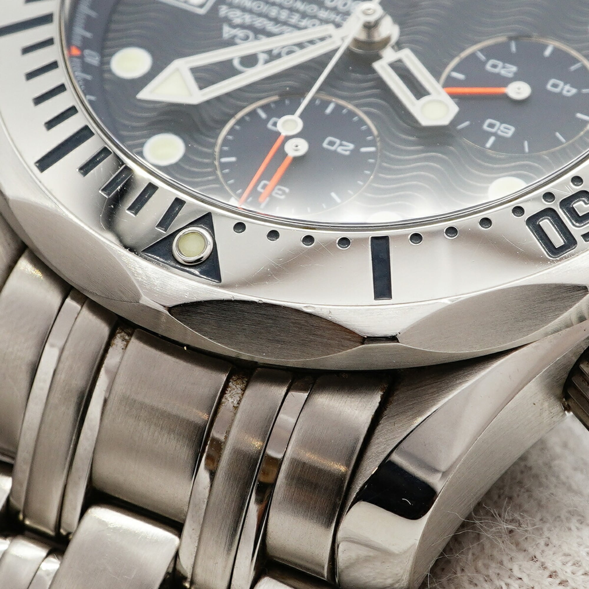 Omega Seamaster 2598.80 Herrenuhr marineblauem Zifferblatt