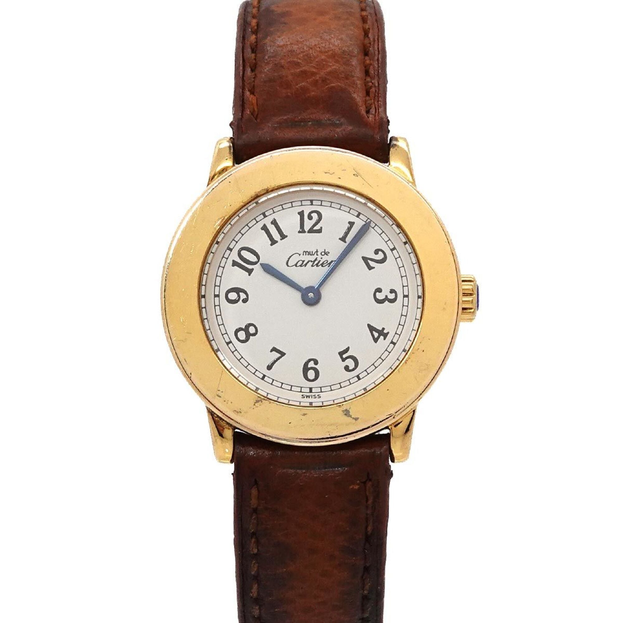 Montre Cartier Must Ronde SM W1008843 Ivoire Cadran 27 mm